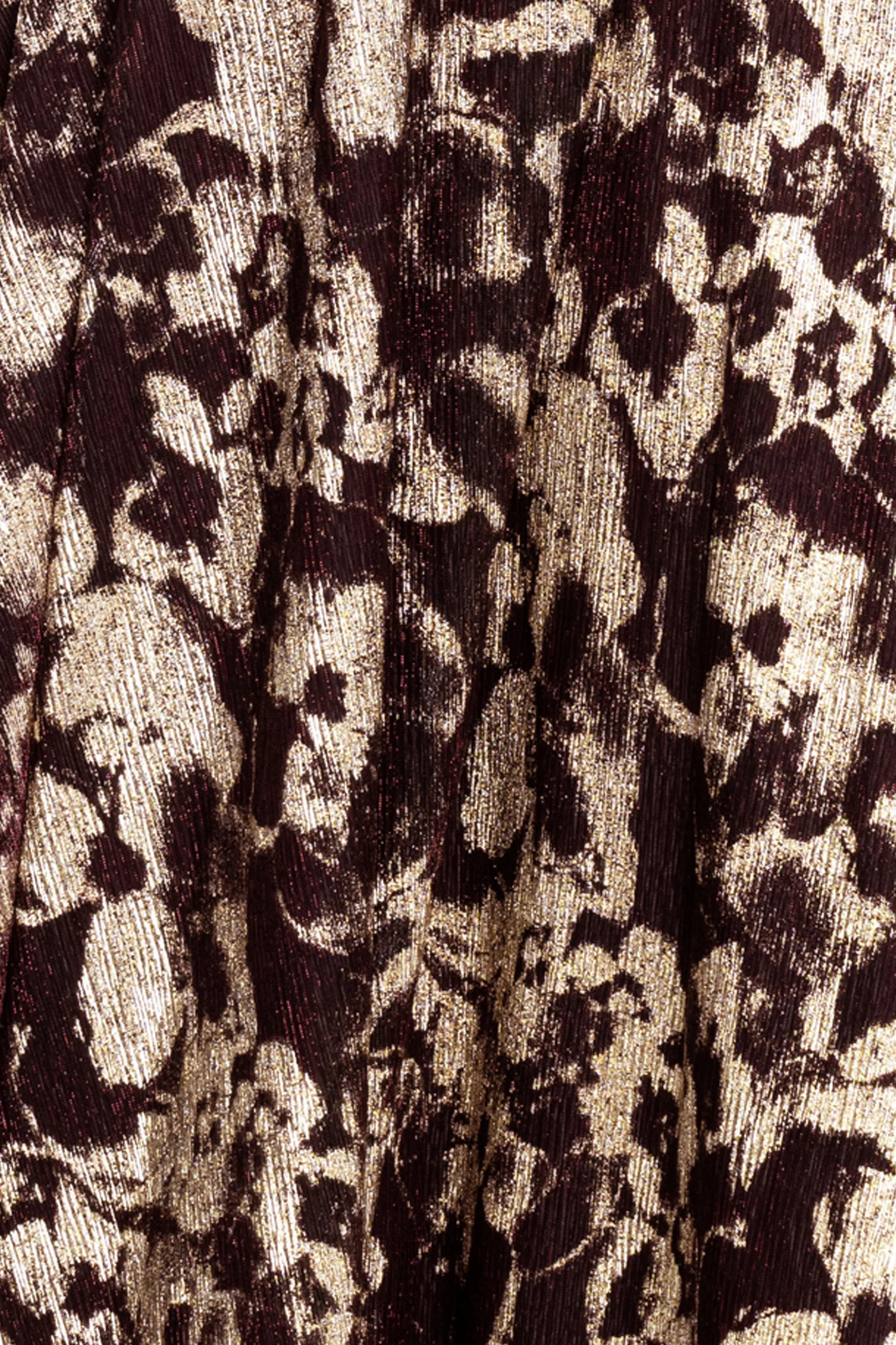 "Alara" Metallic Halter Neck Long Dress sold by Betsy & Adam product image thumbnail 5