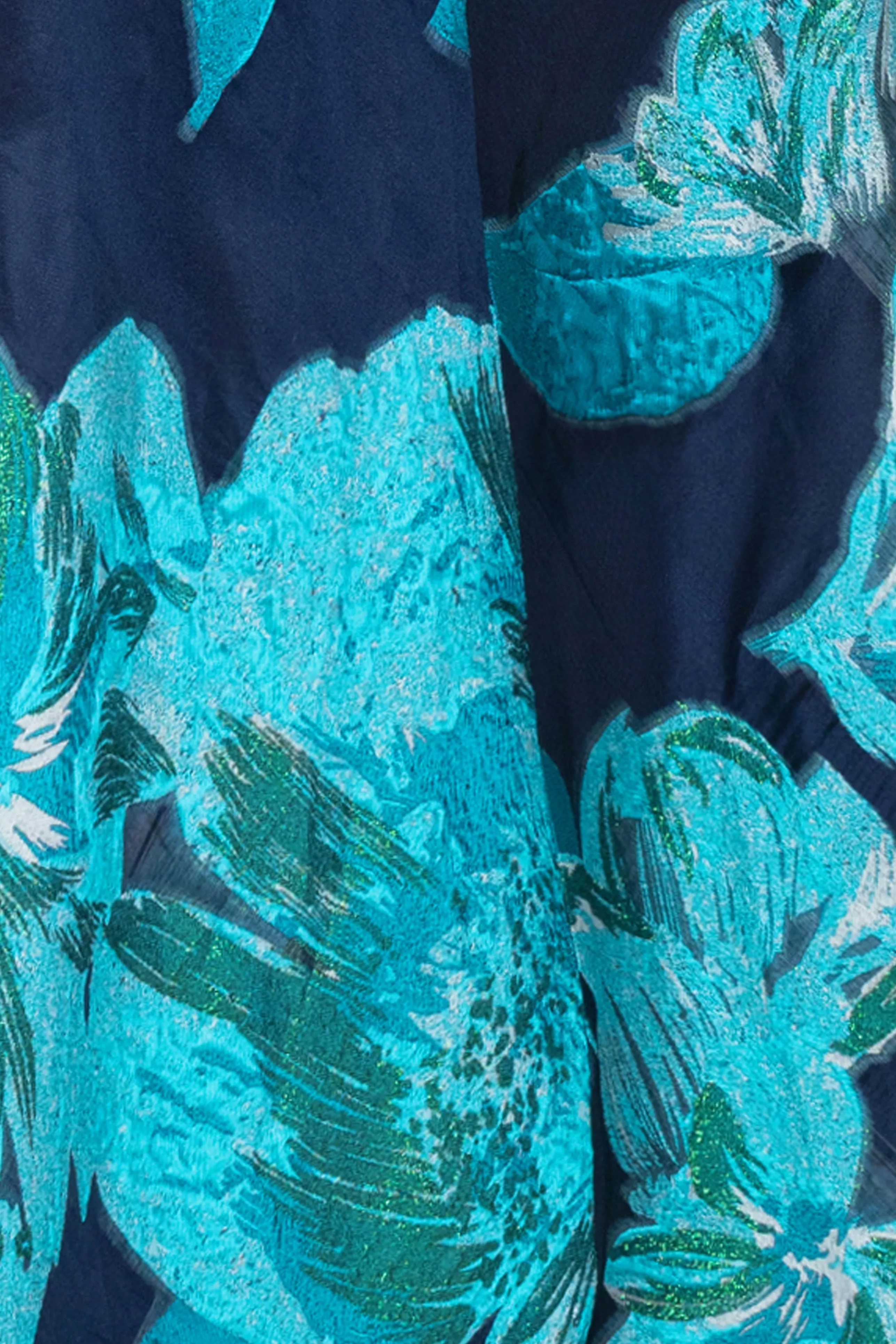 "Liza" Organza Brocade Off The Shoulder Gown sold by Betsy & Adam product image thumbnail 5