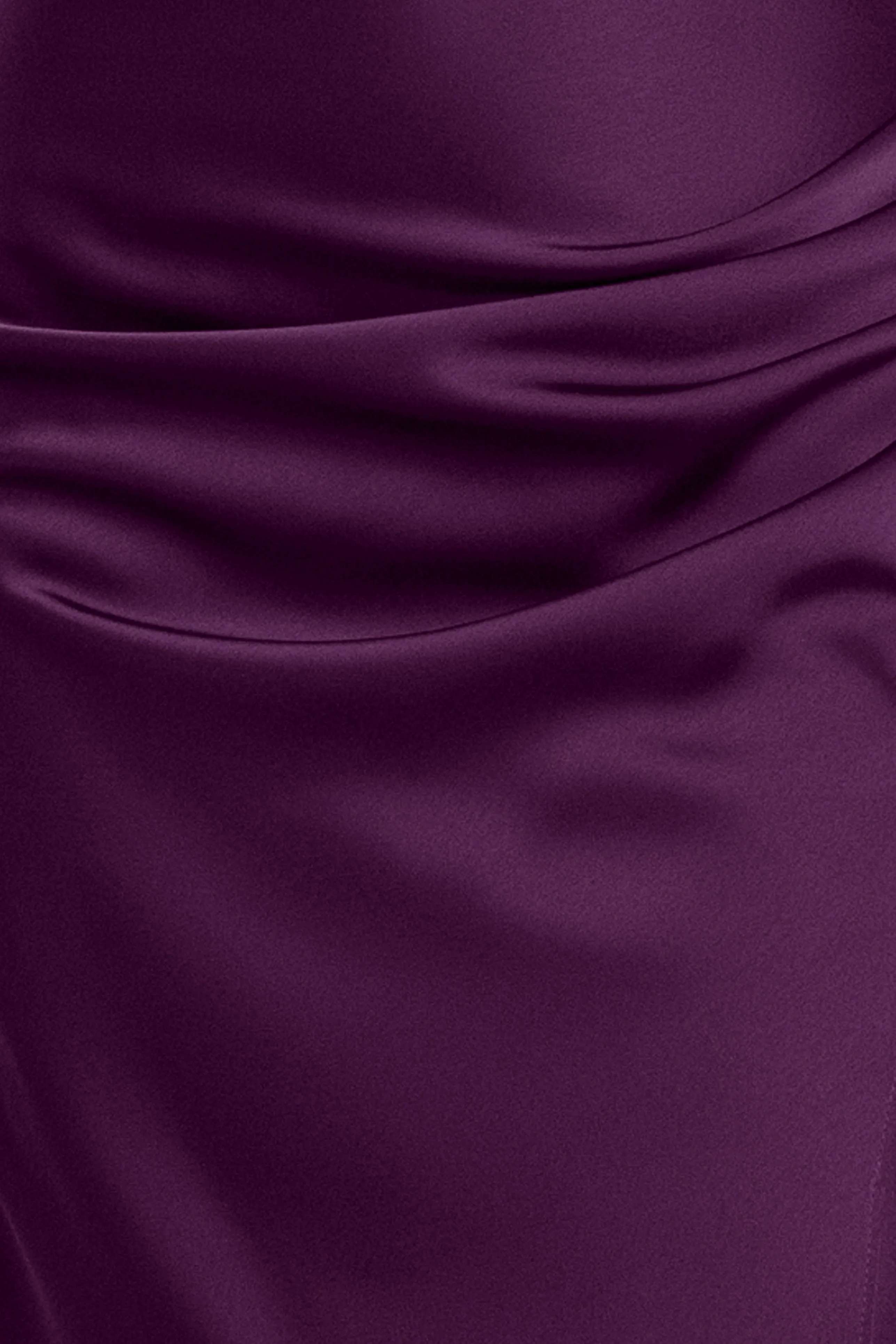 “Hailey” Double Satin Off The Shoulder Ruched Dress sold by Betsy & Adam product image thumbnail 5