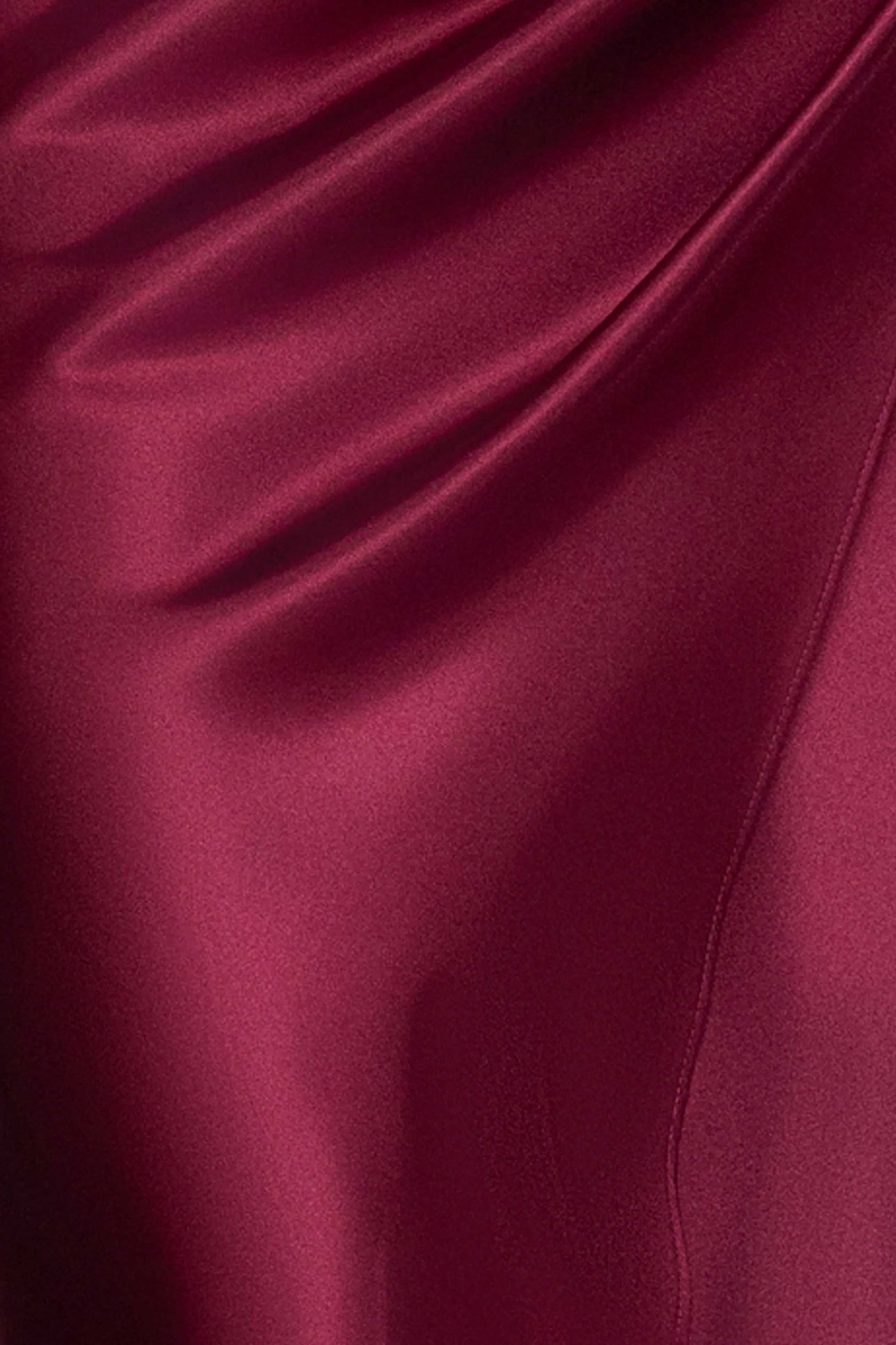 "Willow" Satin Halter Asymmetrical Dress sold by Betsy & Adam product image thumbnail 5