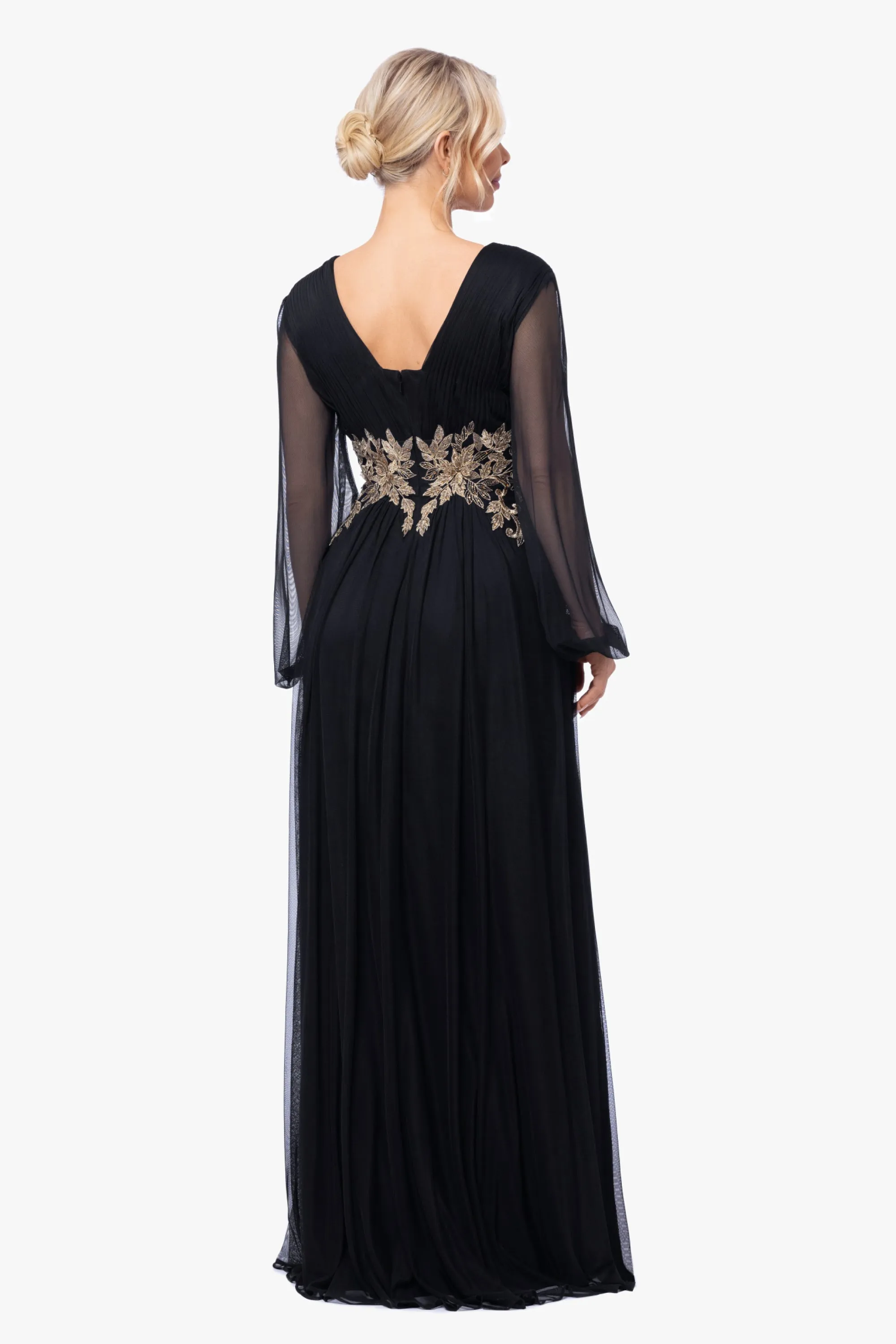 "Rebecca" Mesh Long Sleeve Dress sold by Betsy & Adam product image thumbnail 2