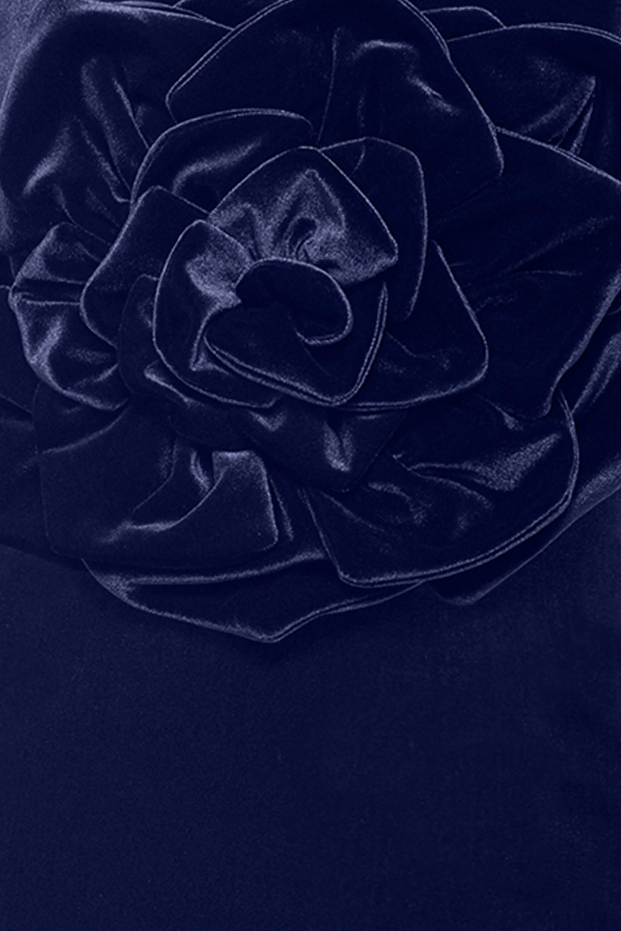 "Spencer" Velvet Flower Spaghetti Strap Short Dress sold by Betsy & Adam product image thumbnail 5