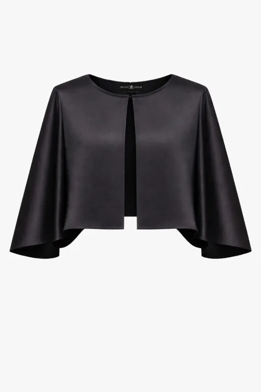 "Bella" Satin Cape Shawl Wrap made by Betsy & Adam