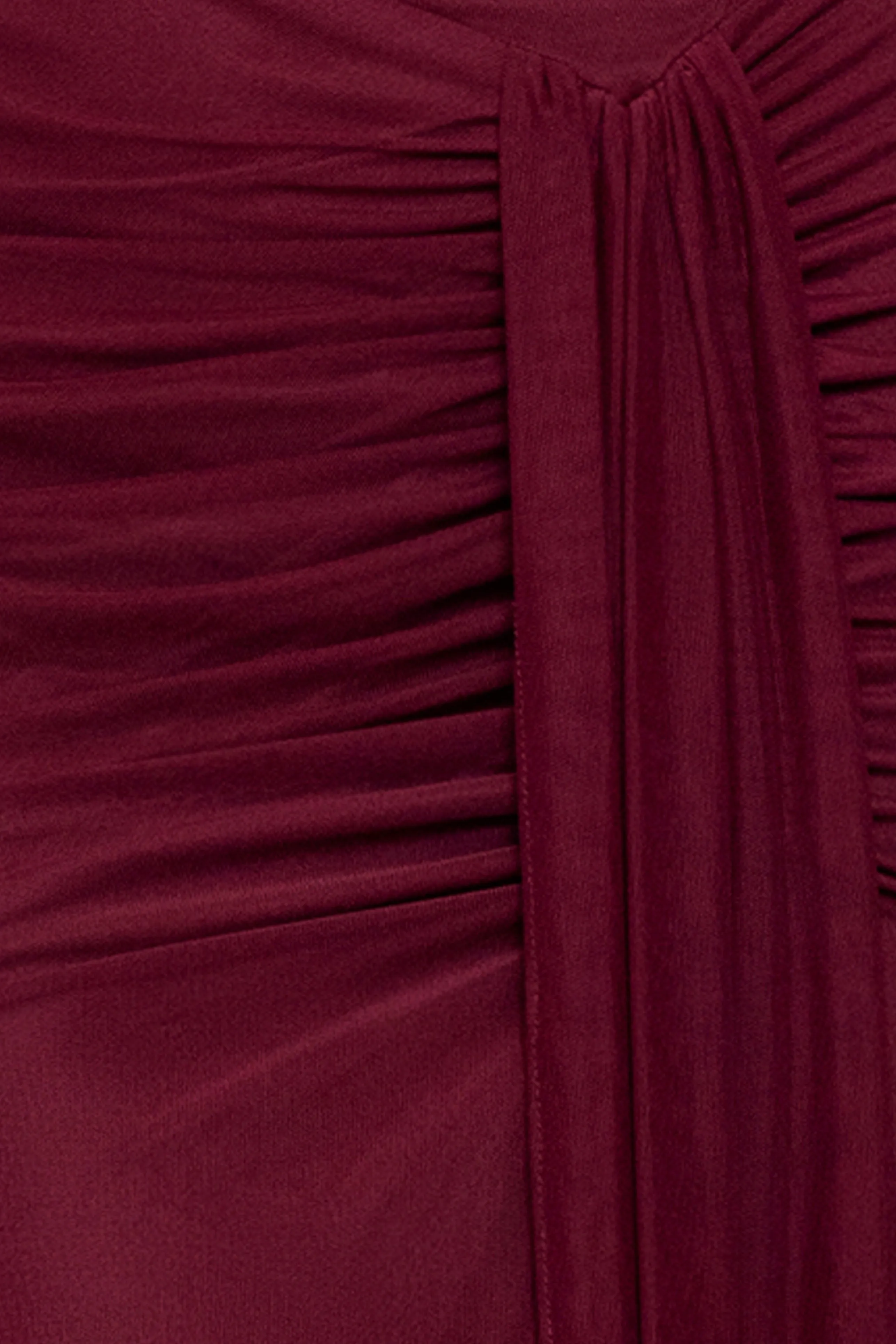 "Adrianna" Stretch Mesh Draped Neck Dress sold by Betsy & Adam product image thumbnail 5