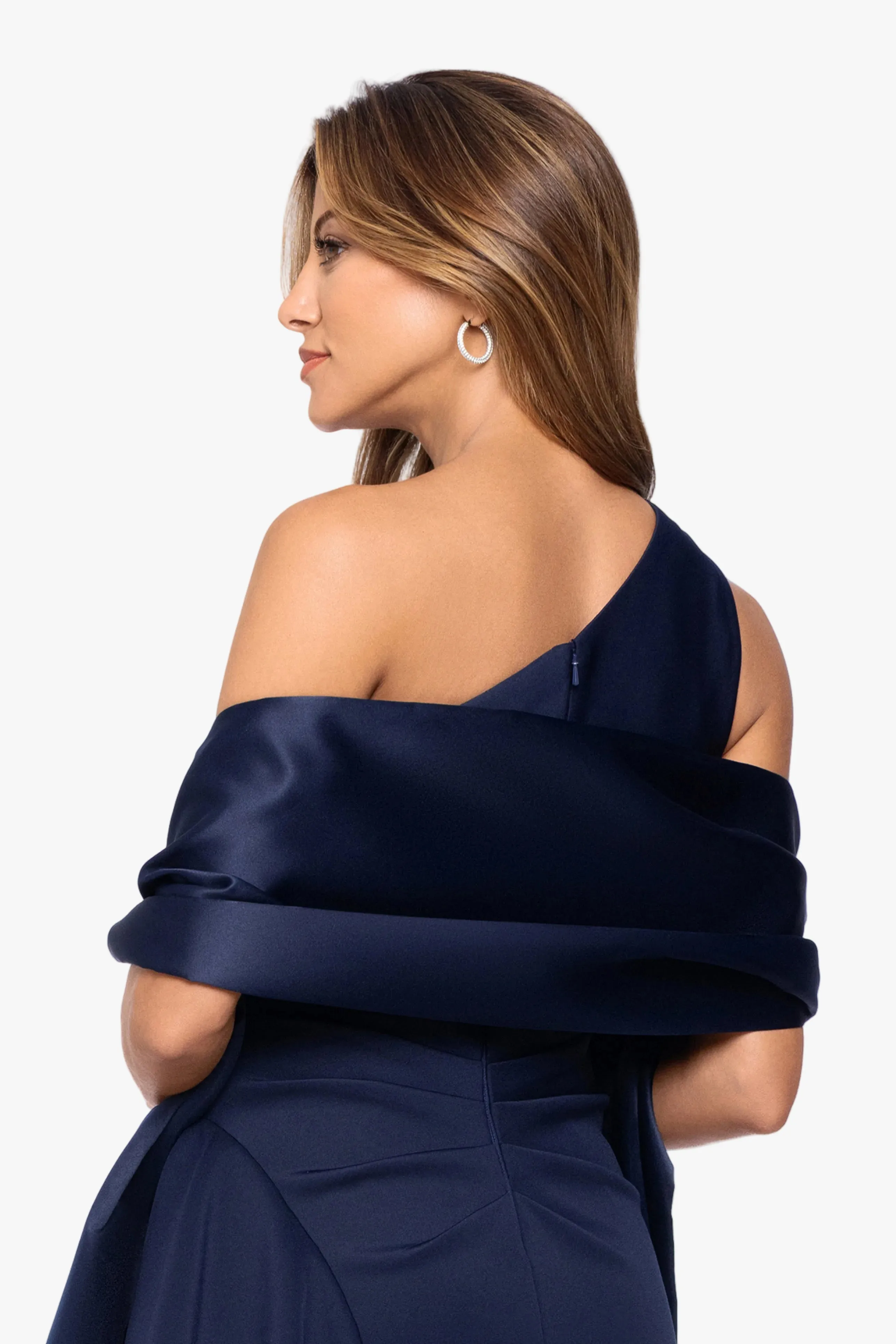 "Ayla" Satin Wrap Shawl sold by Betsy & Adam product image thumbnail 3