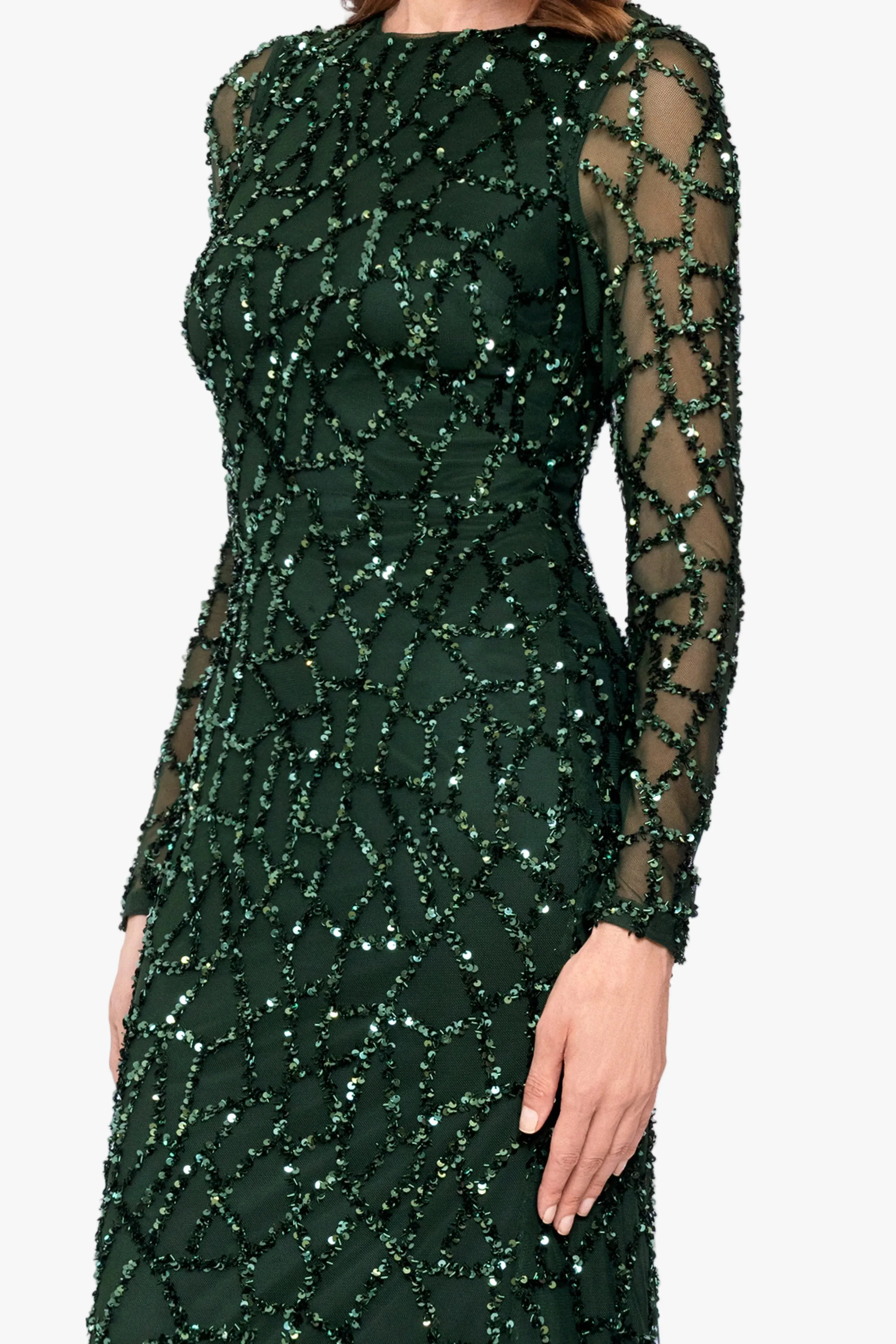 Petite "Hudson" Sequin Long Sleeve Dress sold by Betsy & Adam product image thumbnail 2