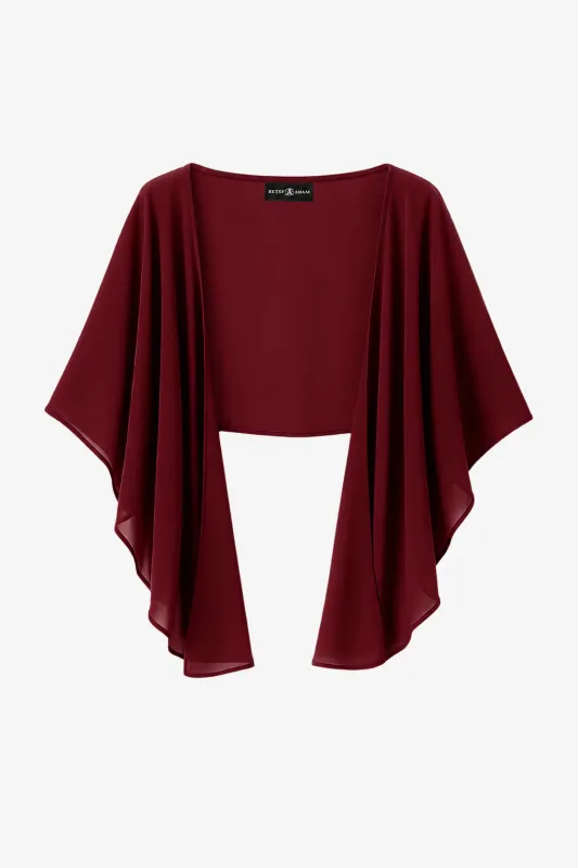 "Bernadette" Chiffon Shawl Wrap made by Betsy & Adam