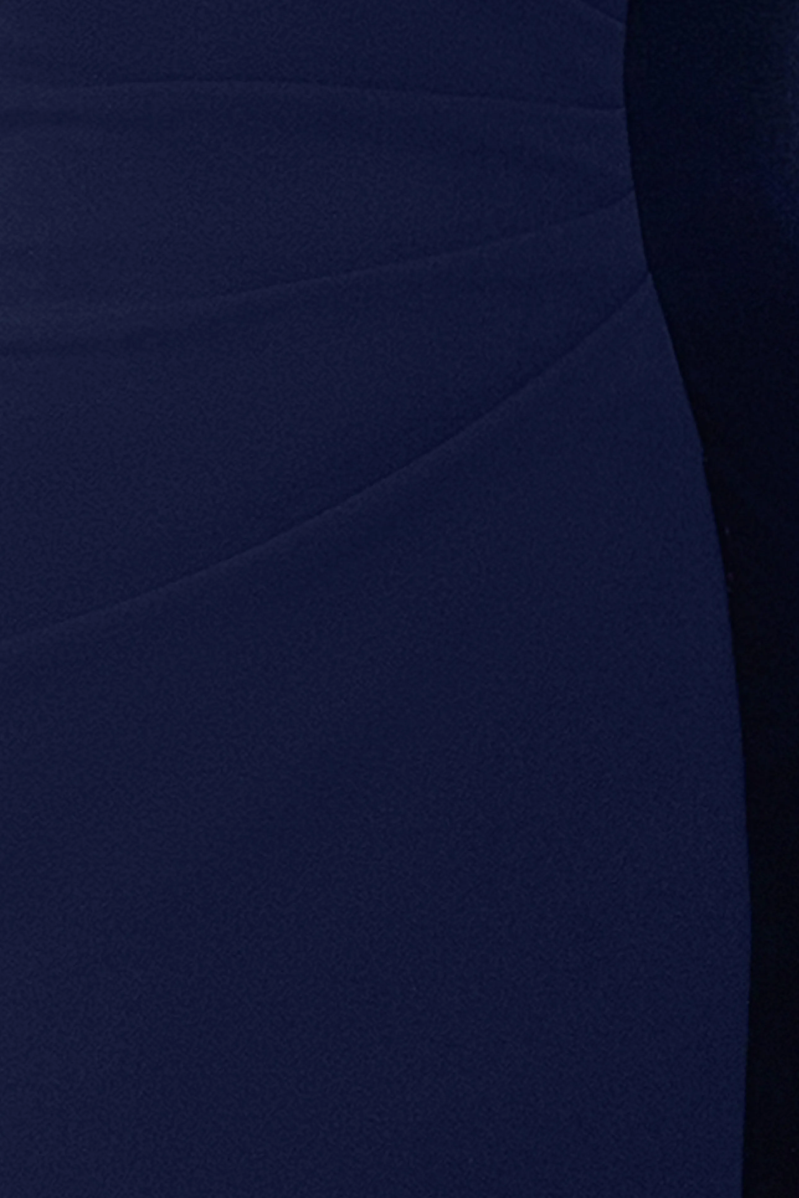 "Fleur" Short Ruffle Halter Neck Scuba Crepe and Velvet Stripe Dress sold by Betsy & Adam product image thumbnail 5