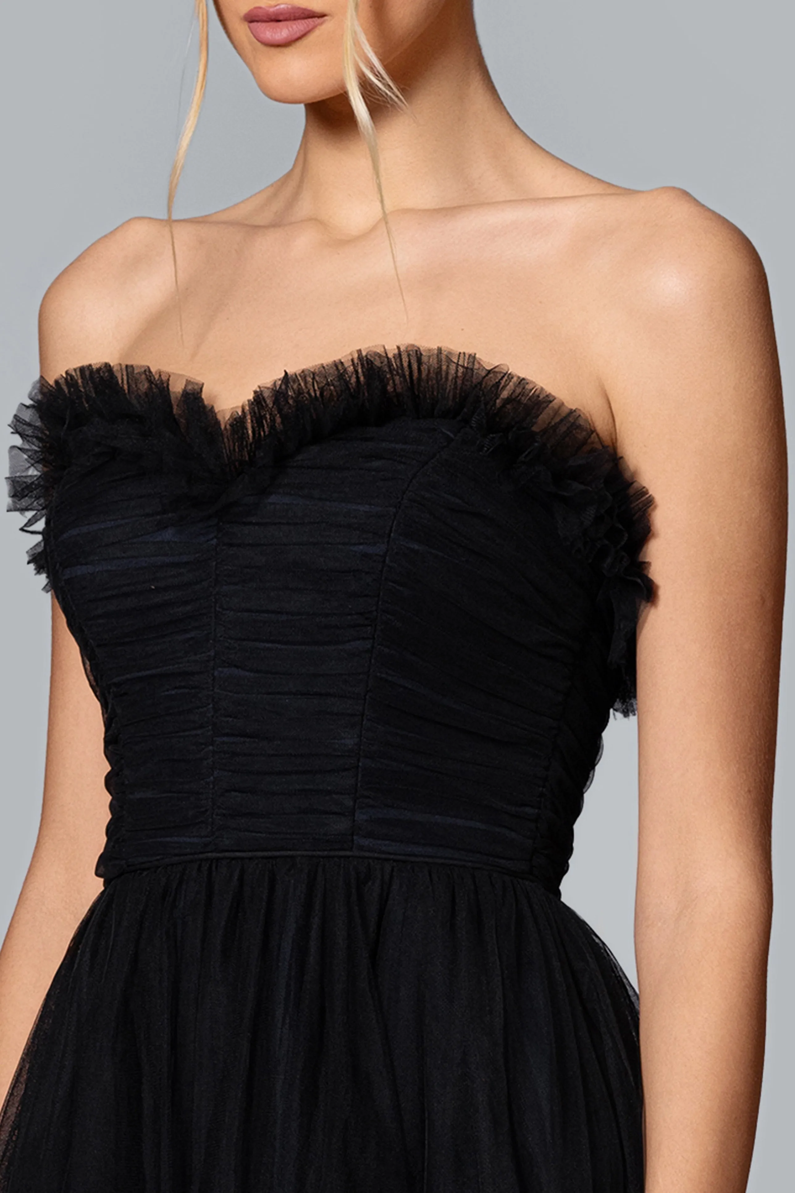 GHRAIL "Brielle" Mesh Midi Dress sold by Betsy & Adam product image thumbnail 4