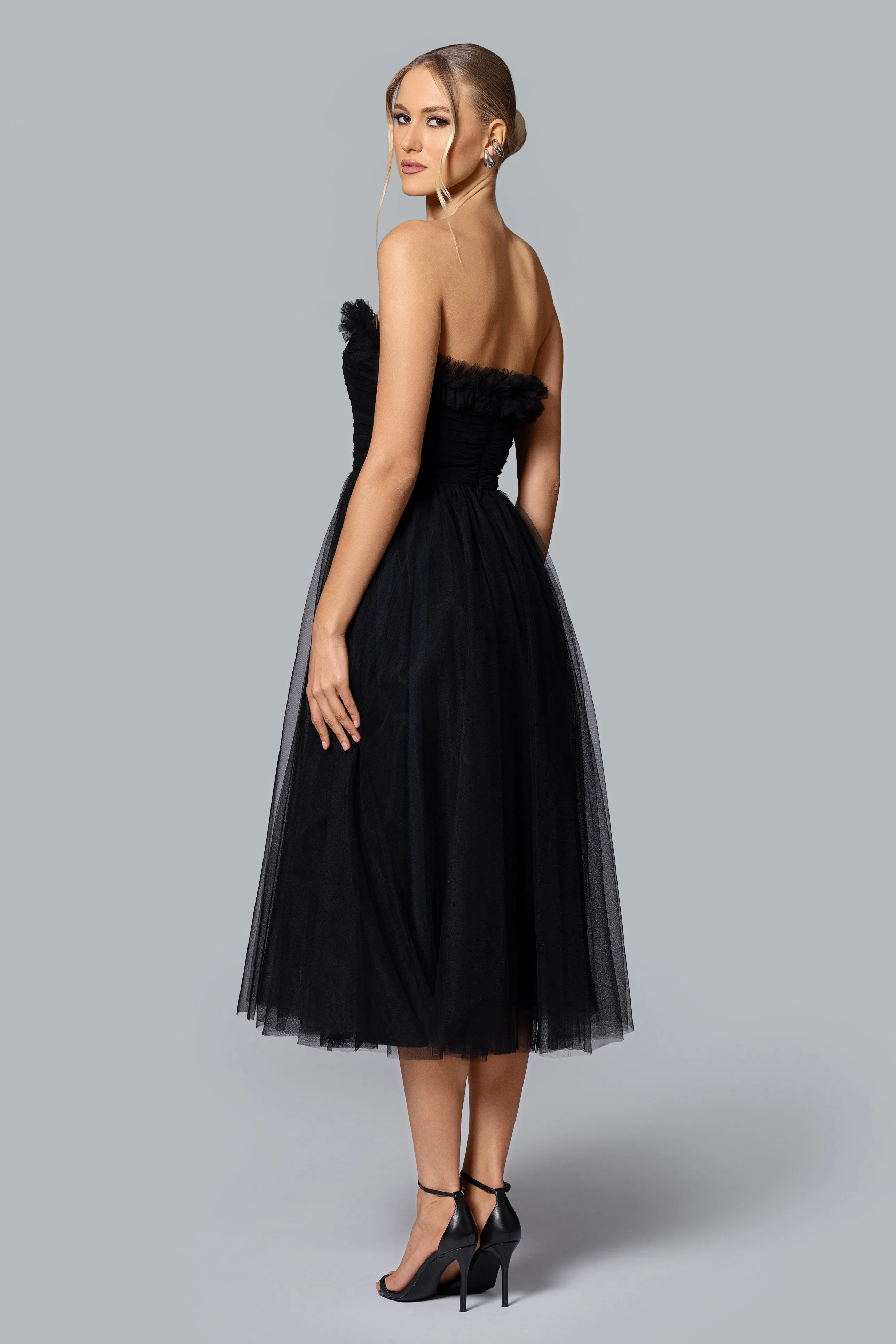 GHRAIL "Brielle" Mesh Midi Dress sold by Betsy & Adam product image thumbnail 2