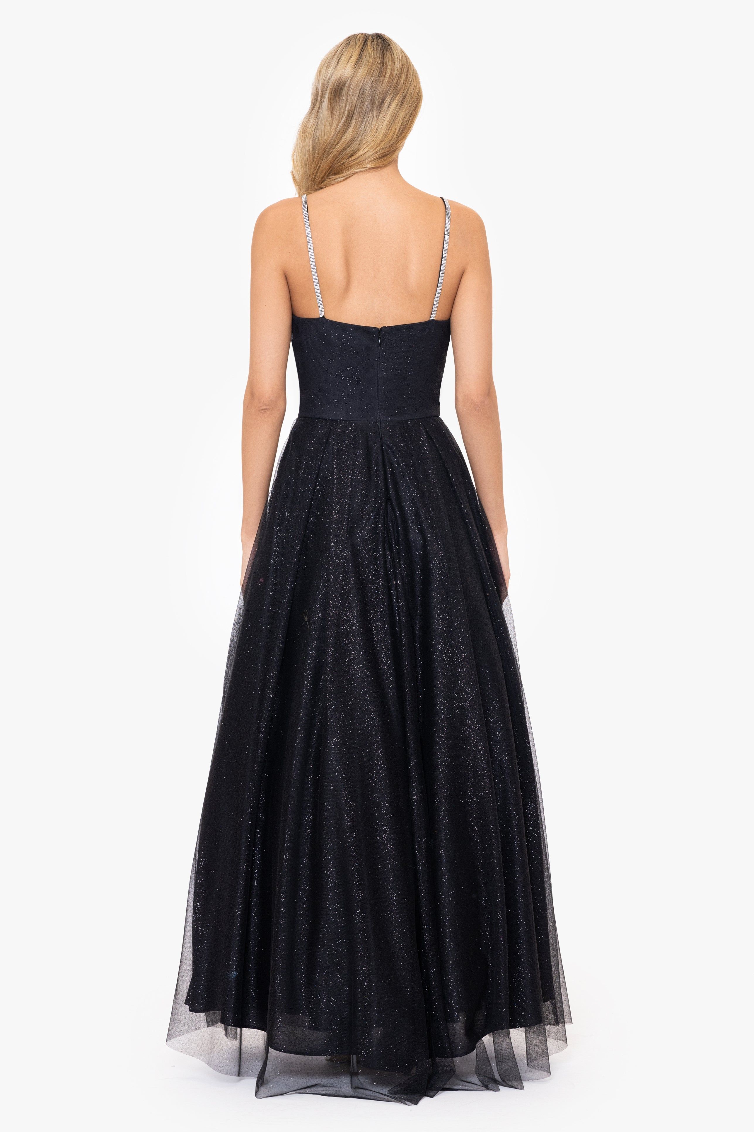 "Daniela" Glitter Illusion Ballgown sold by Betsy & Adam product image thumbnail 2
