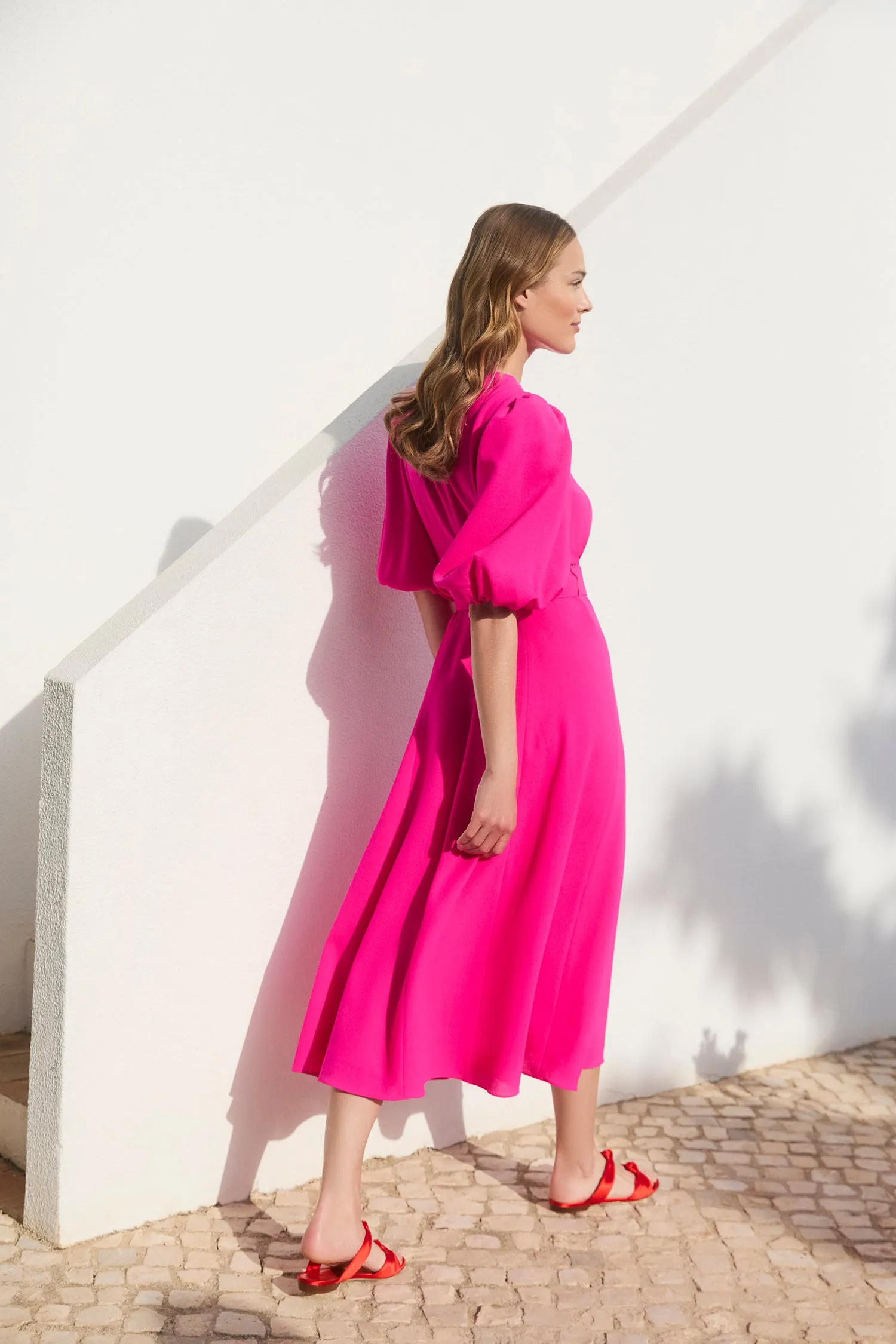 Sienna Hot Pink Dress sold by Beulah product image thumbnail 5