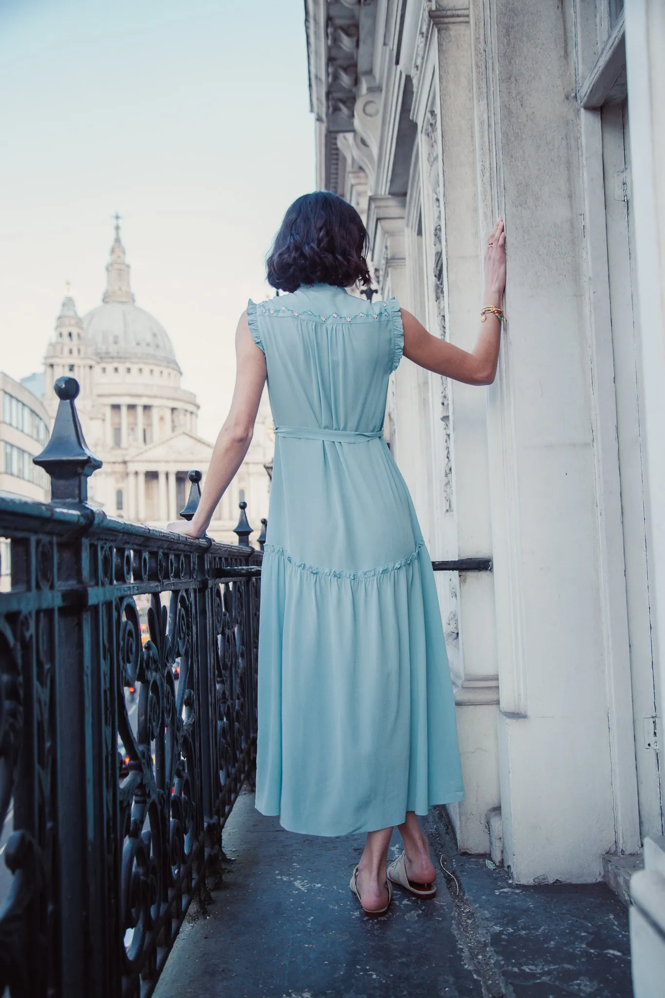 Embroidered Sleeveless Darsha sold by Beulah product image thumbnail 4