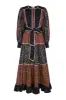 Evelyn Patchwork Dress sold by Beulah
