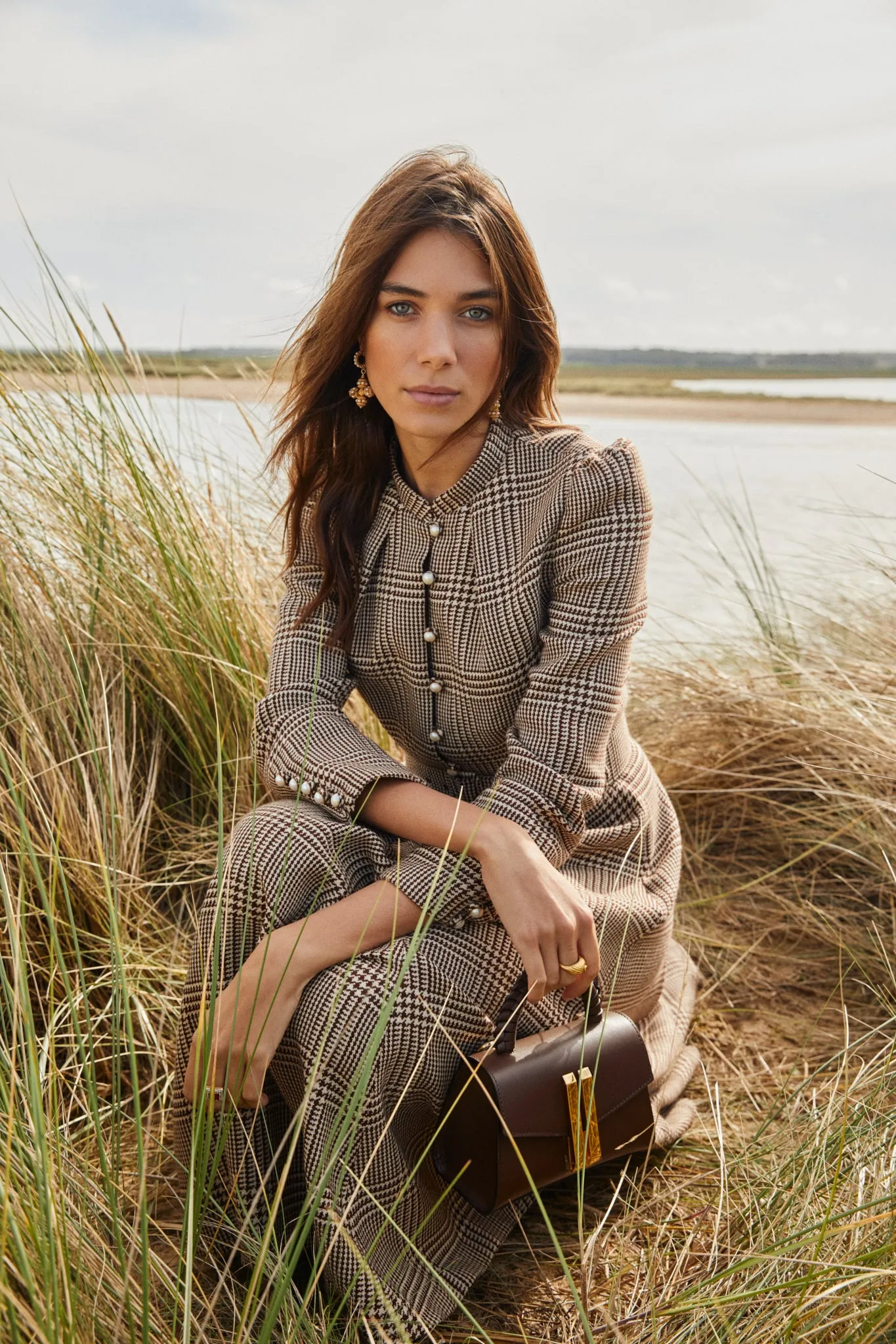 Ahana Check Dress sold by Beulah product image thumbnail 2