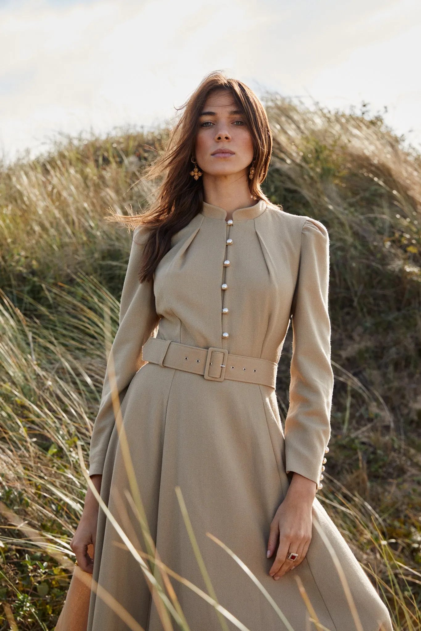 Ahana Tan Dress sold by Beulah product image thumbnail 2