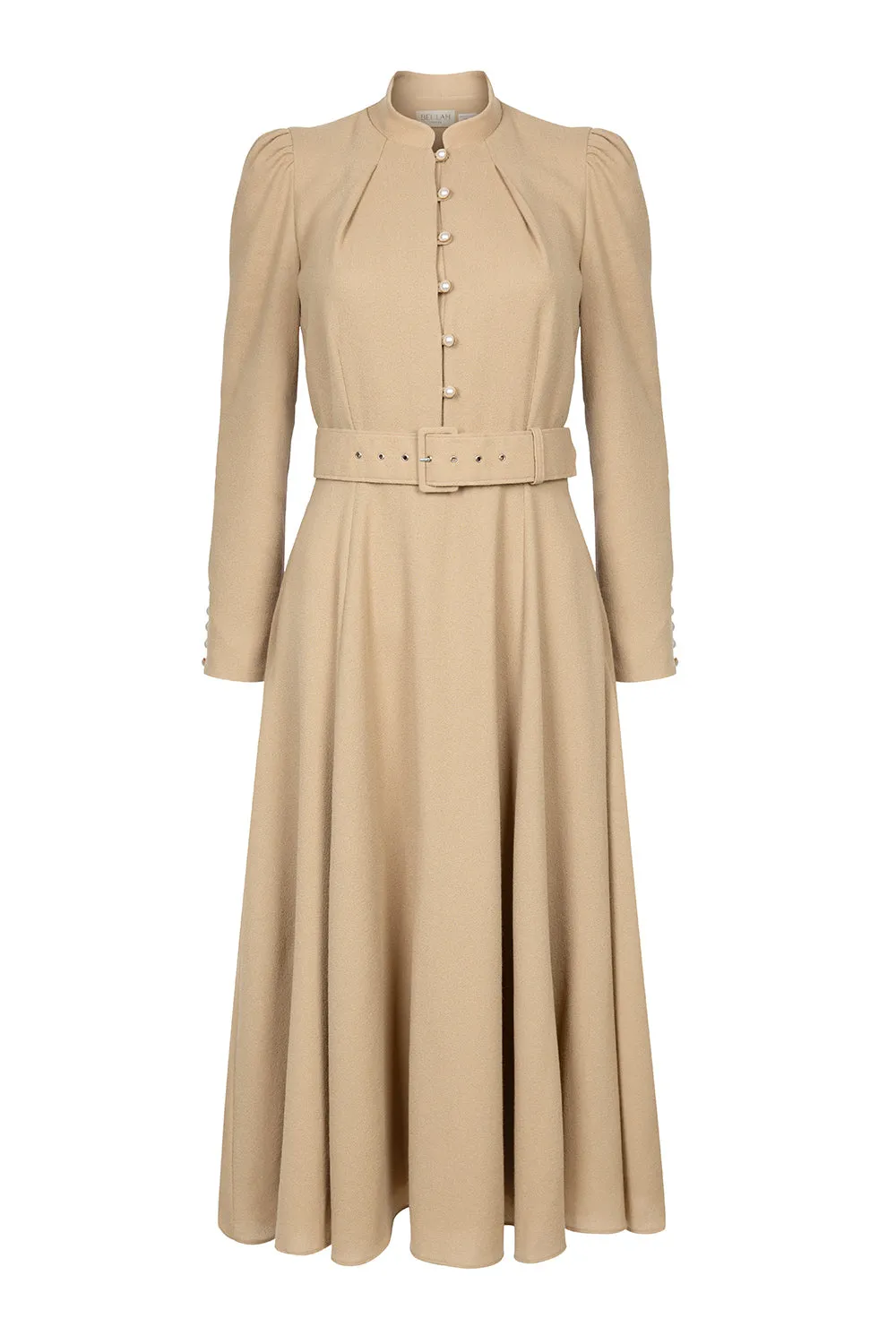 Ahana Tan Dress sold by Beulah