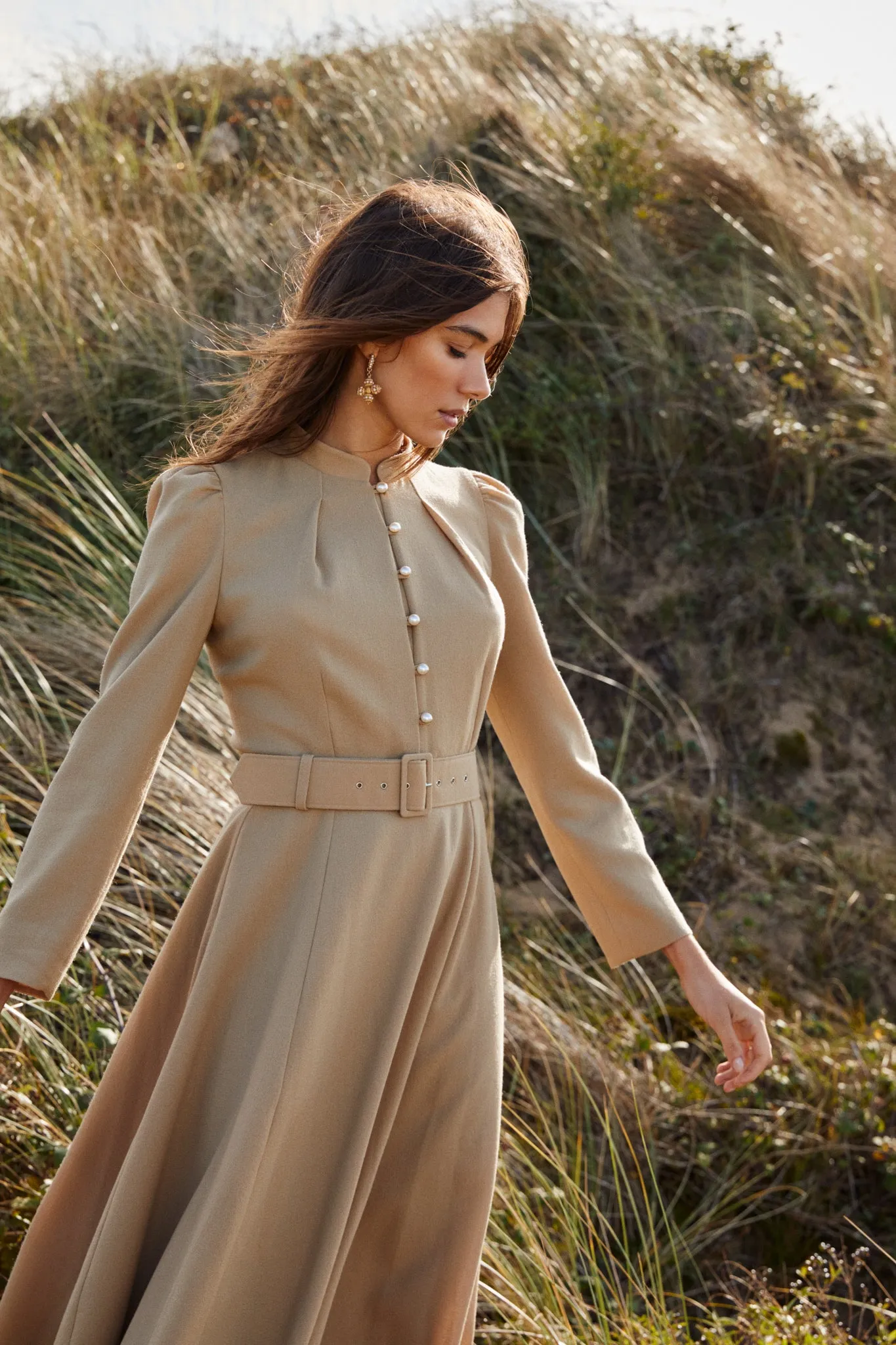 Ahana Tan Dress sold by Beulah product image thumbnail 4