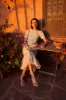 Dorothy Milk Broderie Dress sold by Beulah