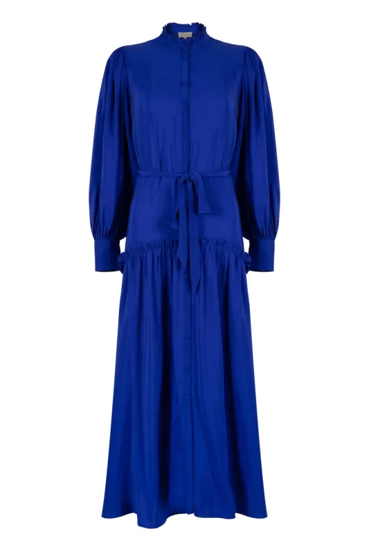 Darsha Cobalt Blue Dress sold by Beulah