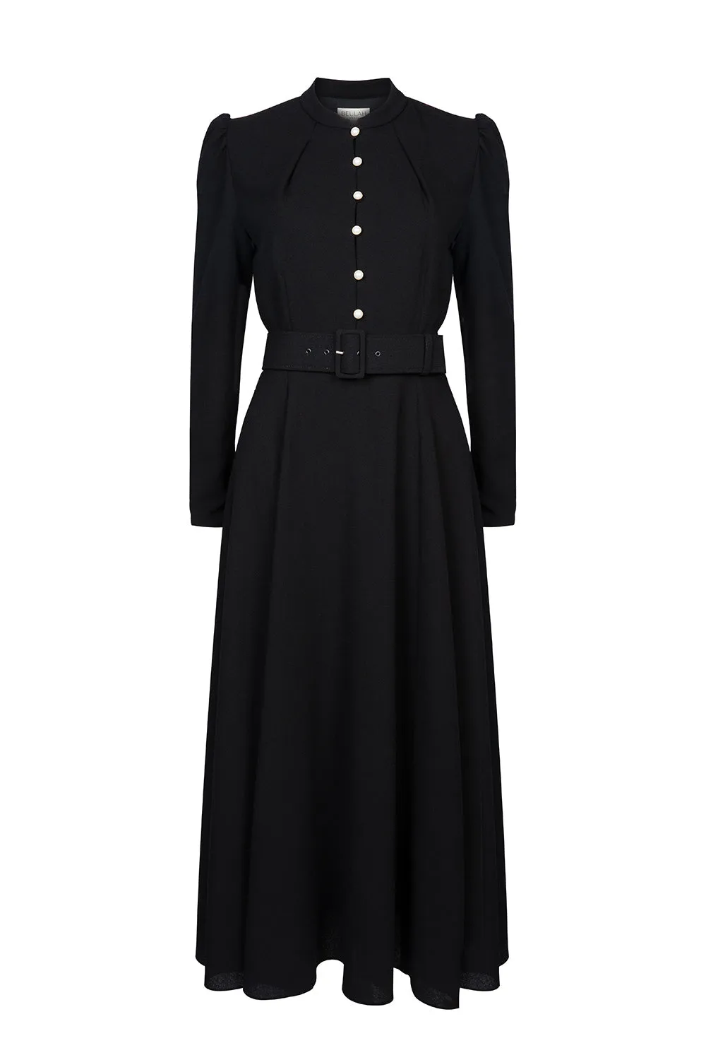Ahana Black Long Sleeve Dress sold by Beulah