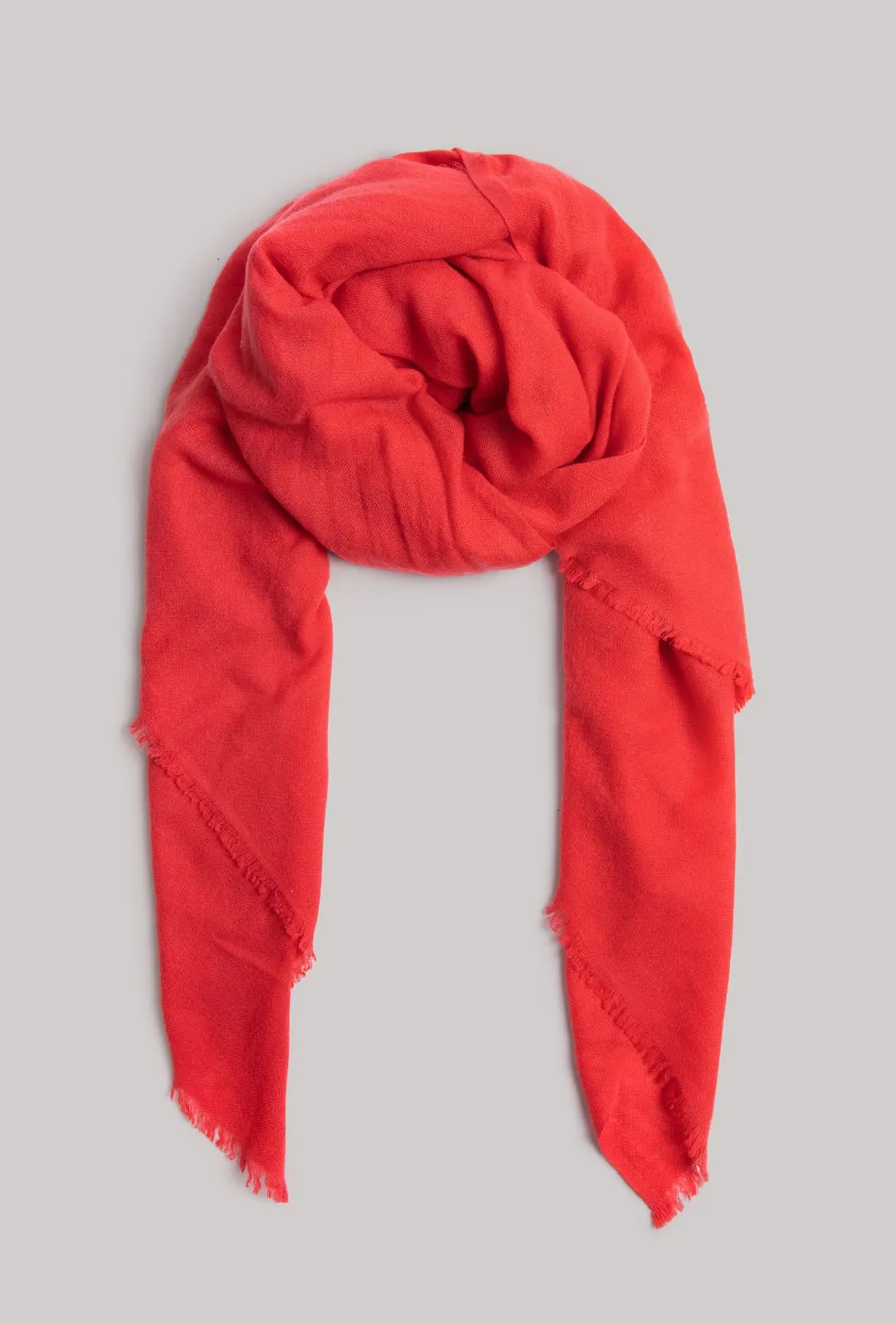 Coral Cashmere Shawl sold by Beulah
