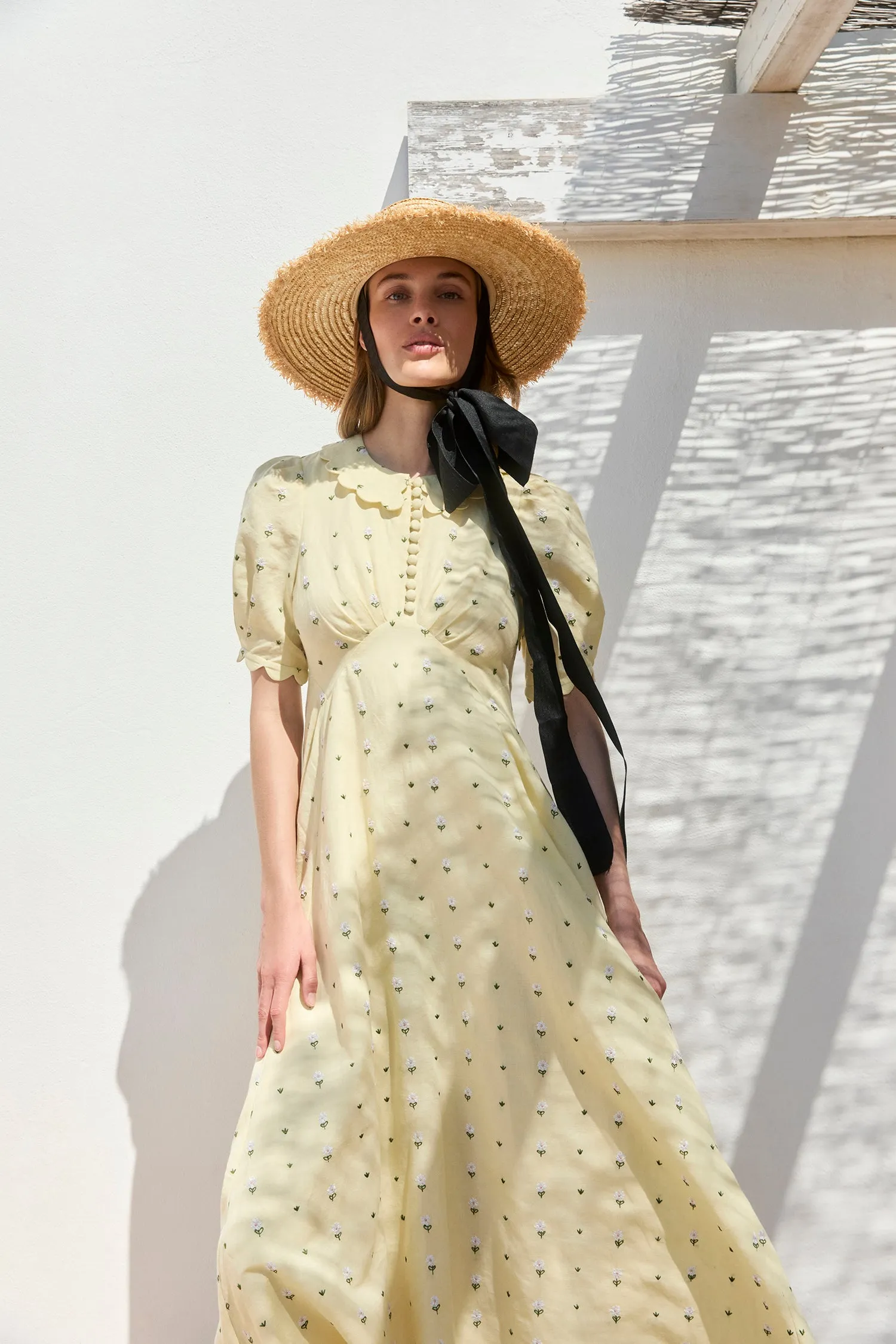 Romy Daisy Embroidered Dress sold by Beulah product image thumbnail 5