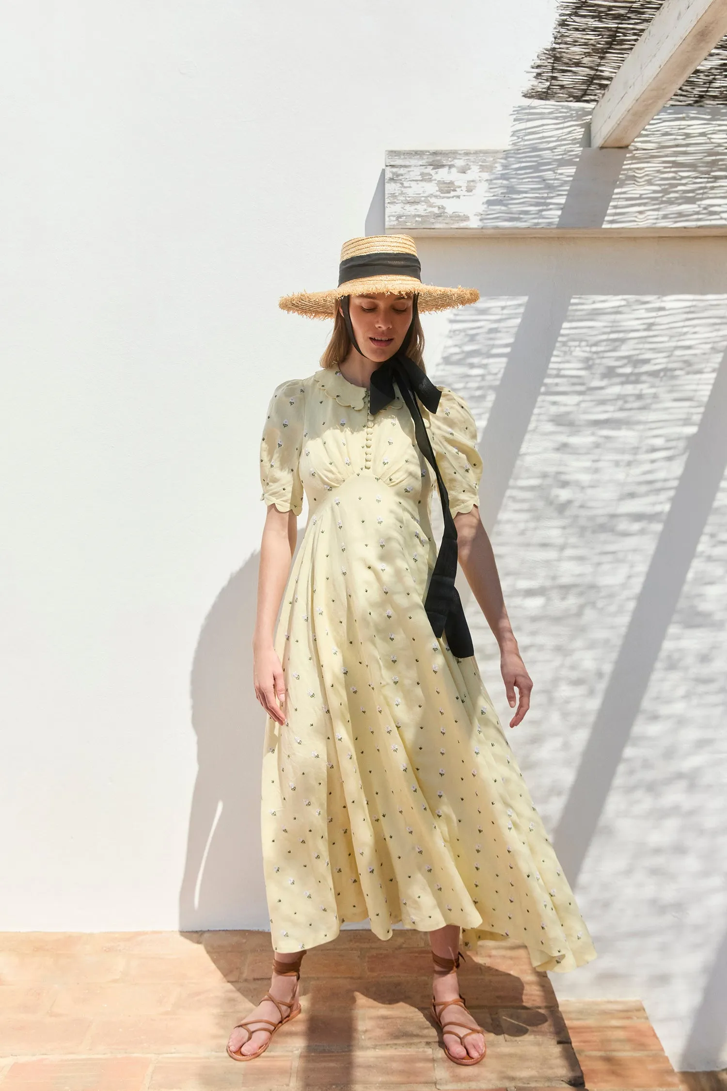 Romy Daisy Embroidered Dress sold by Beulah product image thumbnail 2