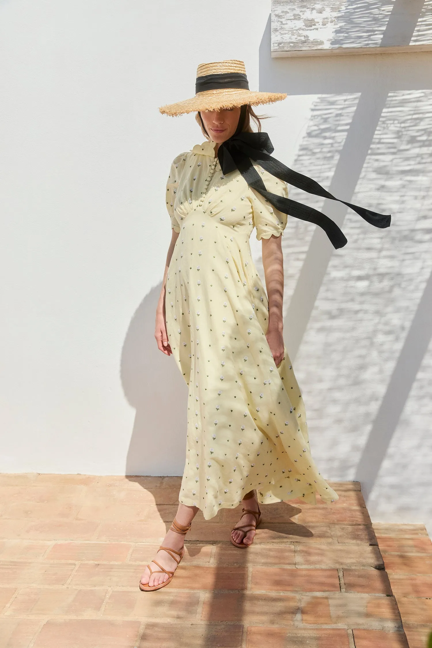 Romy Daisy Embroidered Dress sold by Beulah product image thumbnail 4