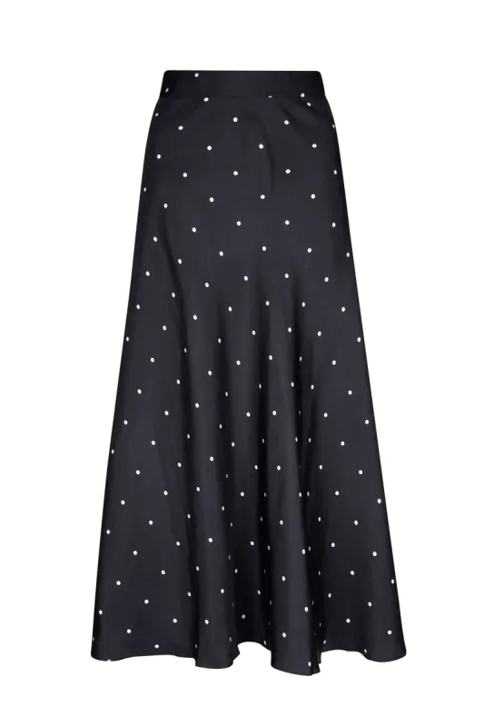 Arabella Polka Spot Skirt sold by Beulah