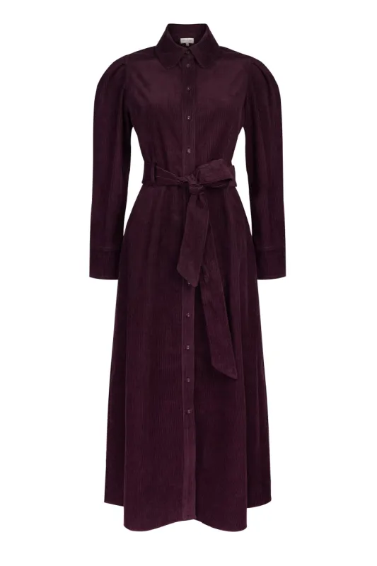 Valerie Plum Dress sold by Beulah