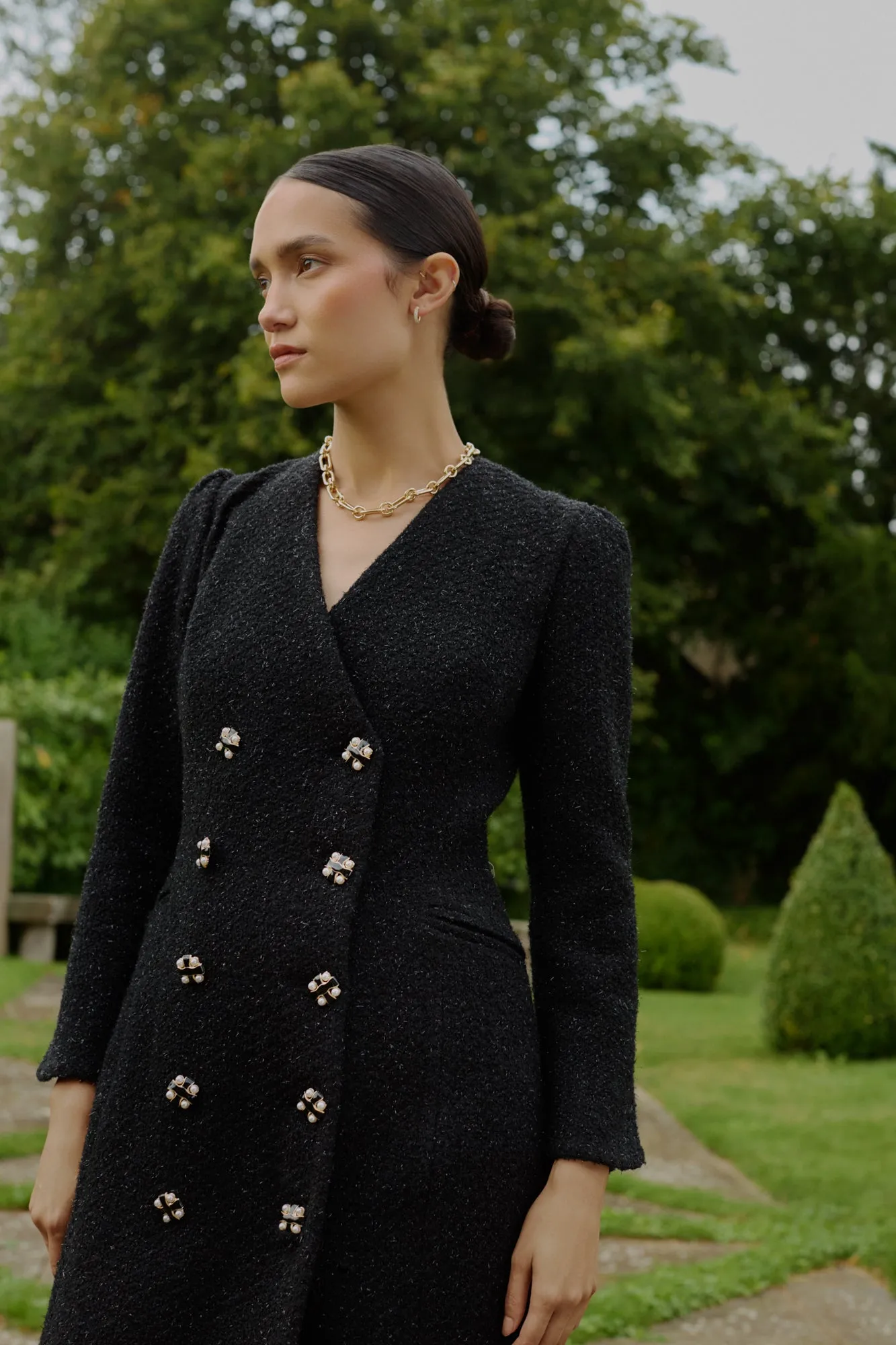 Calista Sparkle Boucle Dress sold by Beulah product image thumbnail 2