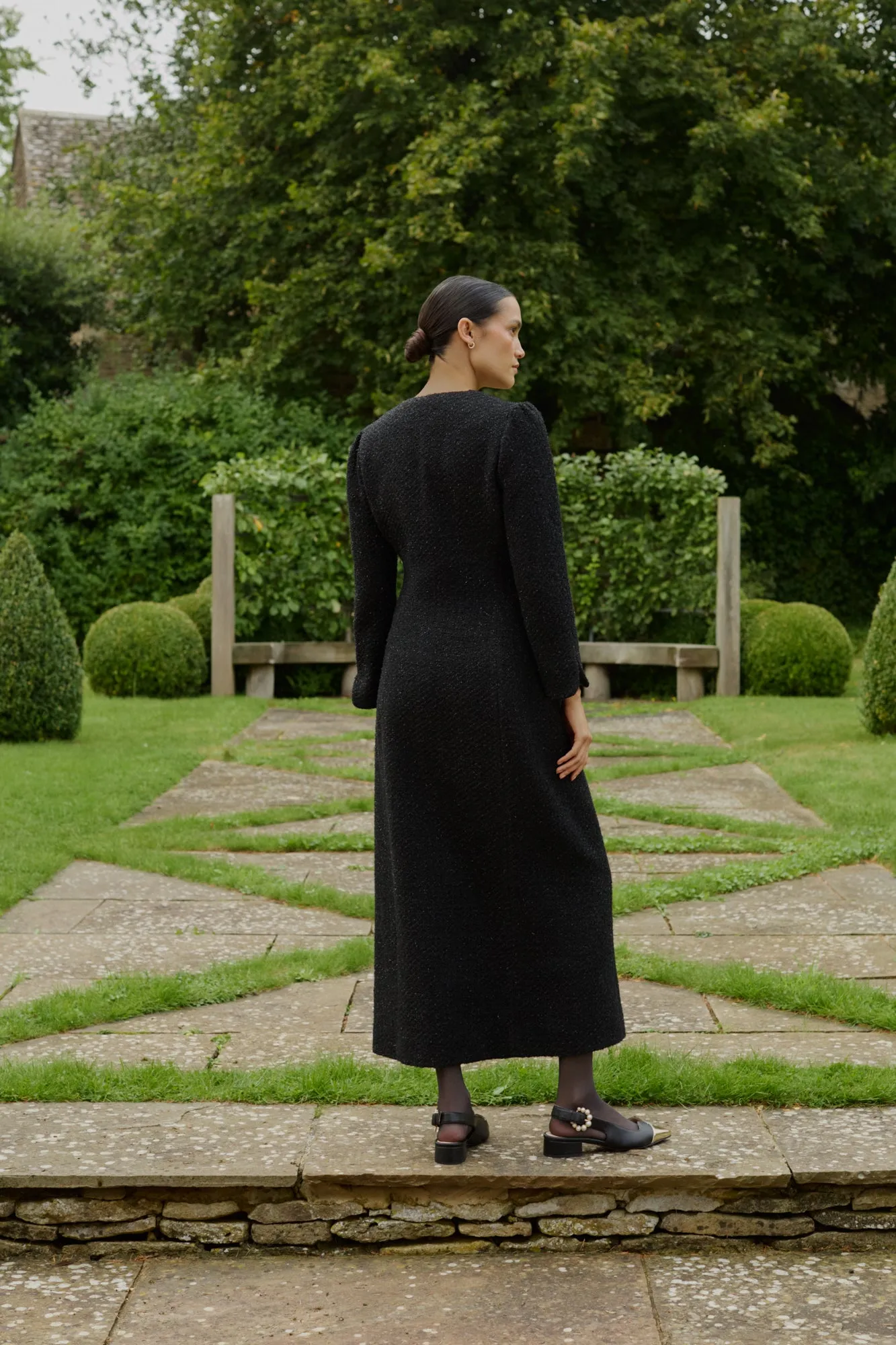 Calista Sparkle Boucle Dress sold by Beulah product image thumbnail 5