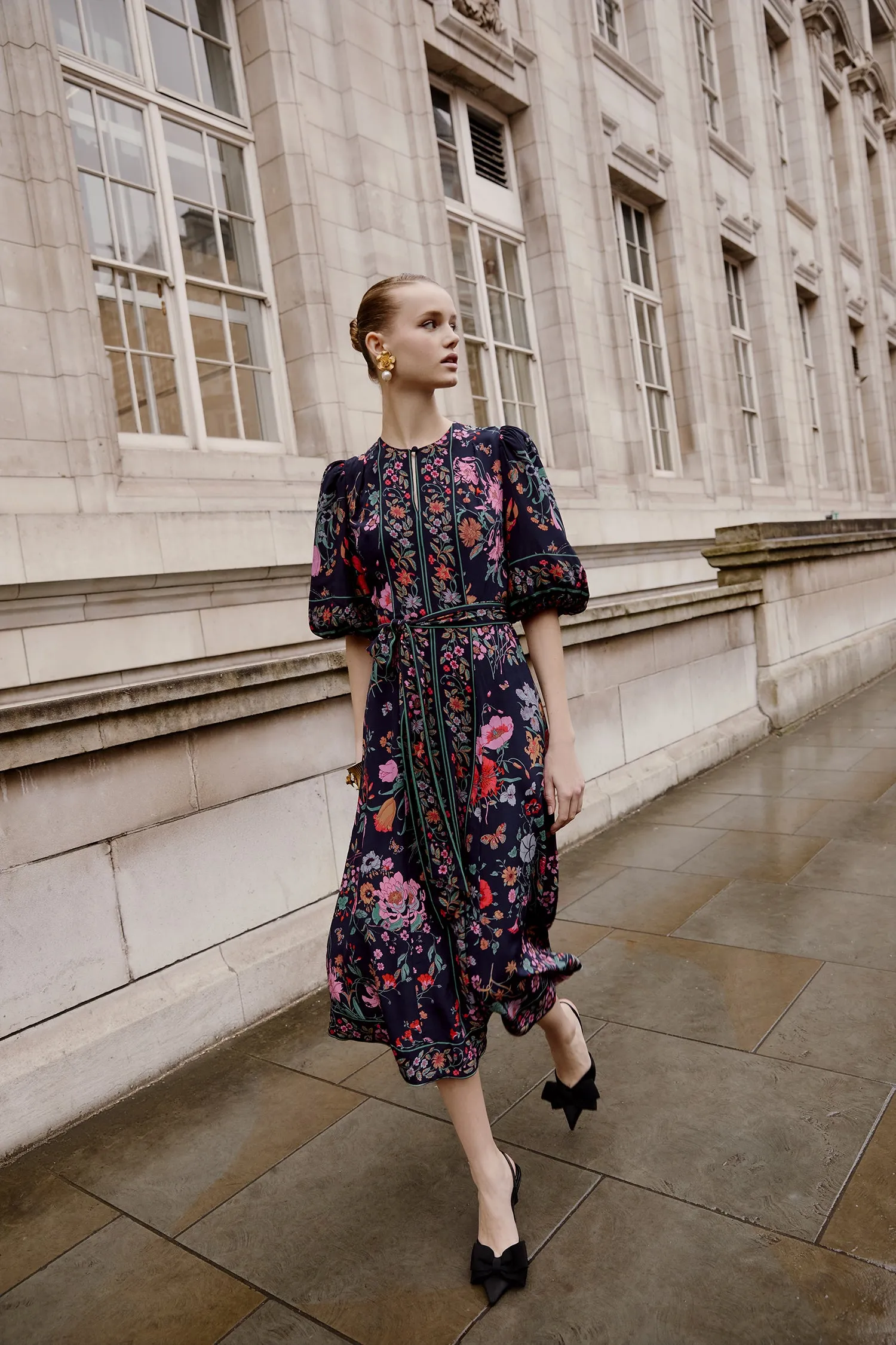 Sienna Floral Bouquet Dress sold by Beulah product image thumbnail 5