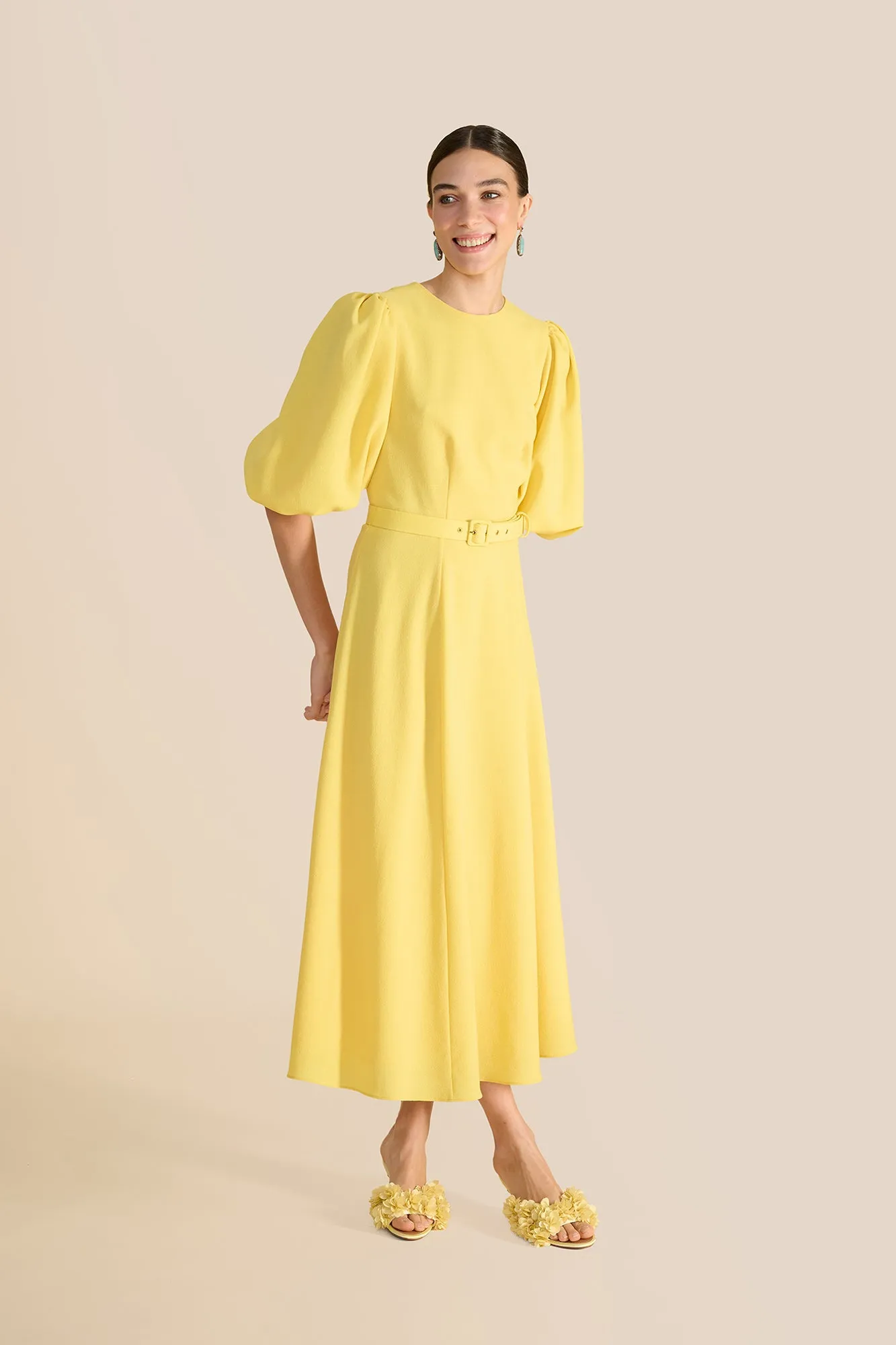 Sienna Lemon Dress sold by Beulah