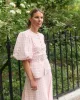 Gabriella Pink & White Tweed Blouse sold by Beulah