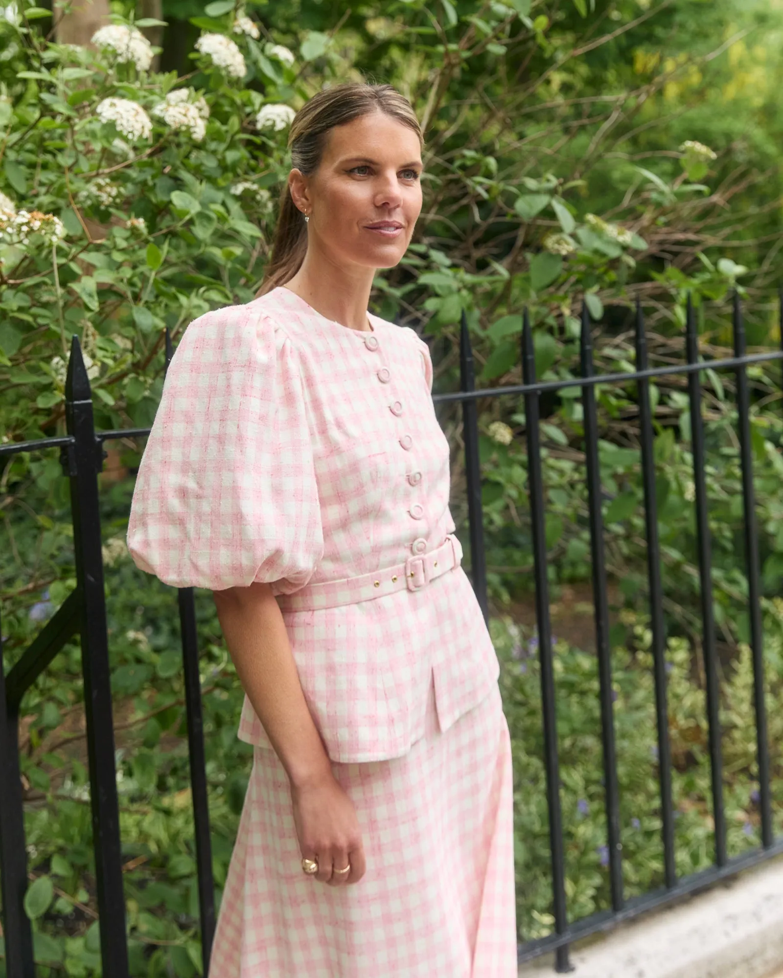 Gabriella Pink & White Tweed Blouse sold by Beulah product image thumbnail 3