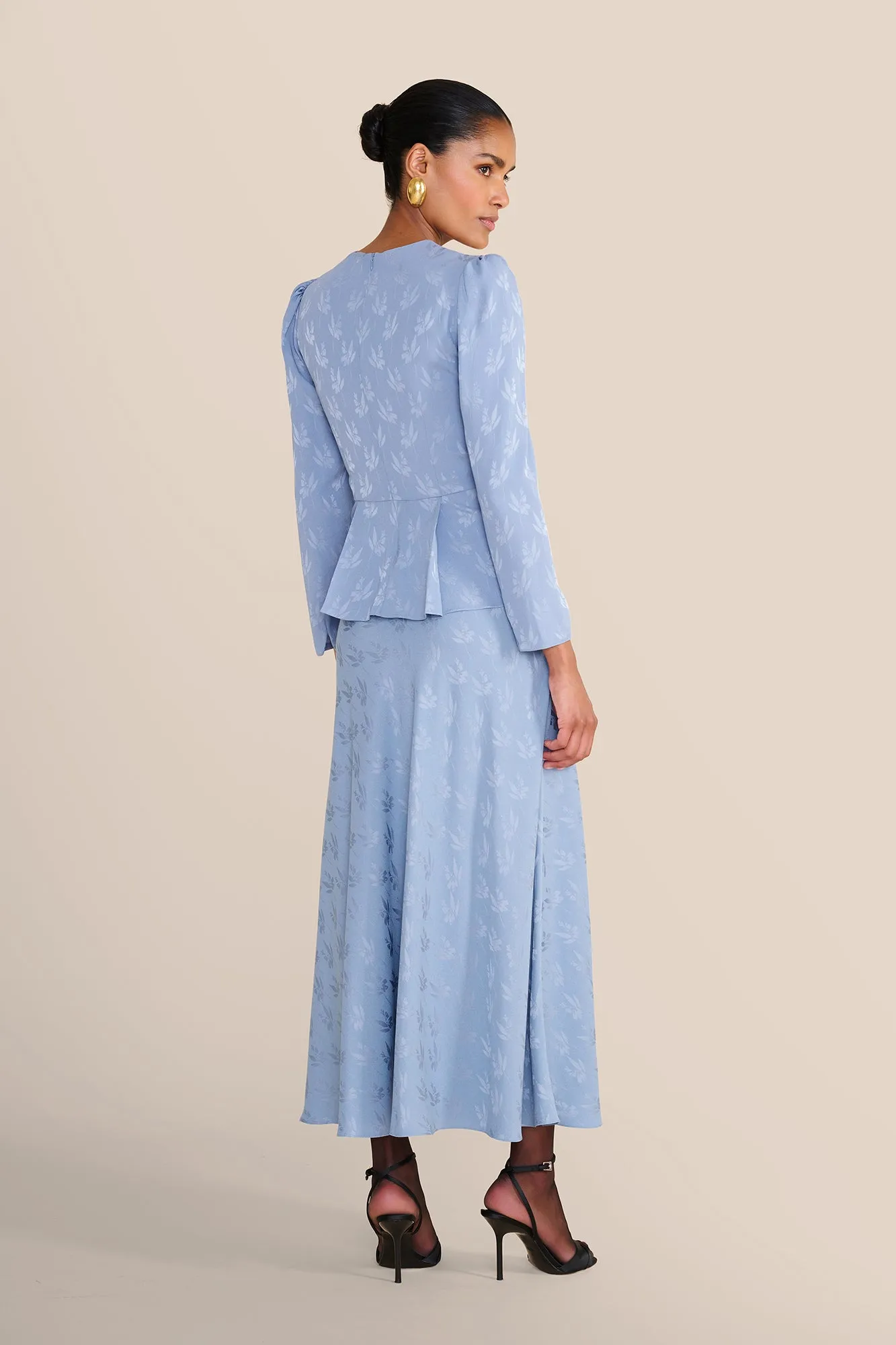 Arabella Floral Jacquard Skirt sold by Beulah product image thumbnail 3