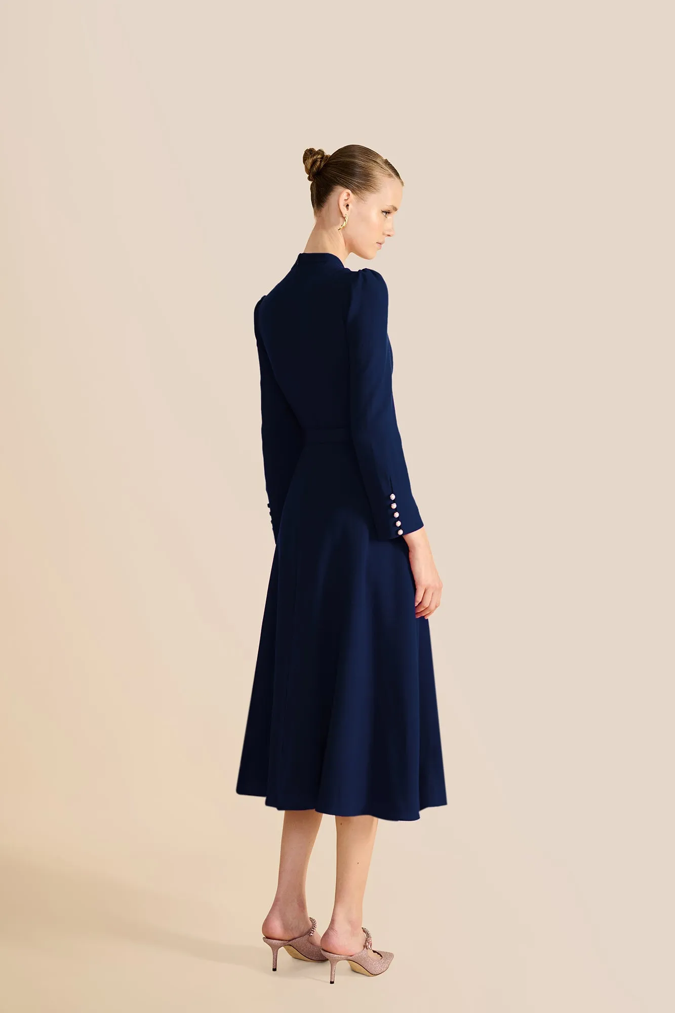 Ahana Navy Long Sleeve Dress sold by Beulah product image thumbnail 4