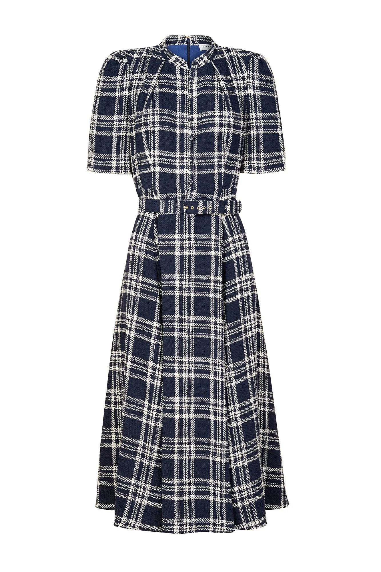 Ahana Navy & White Check Dress sold by Beulah product image thumbnail 5