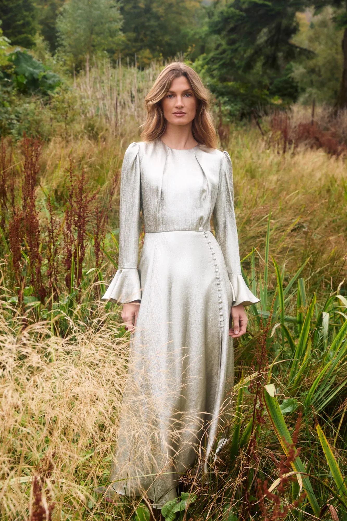 Yahvi Oyster Long Dress sold by Beulah product image thumbnail 2