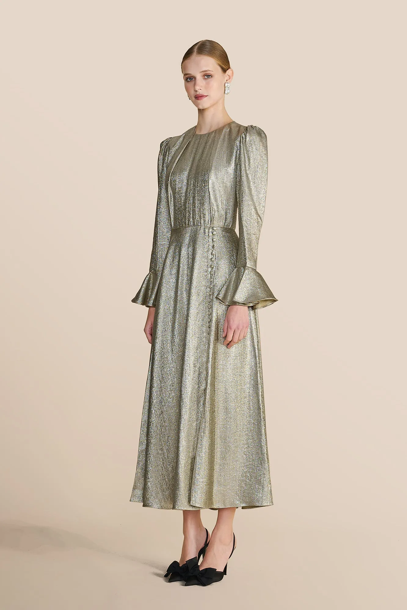 Yahvi Oyster Long Dress sold by Beulah product image thumbnail 4