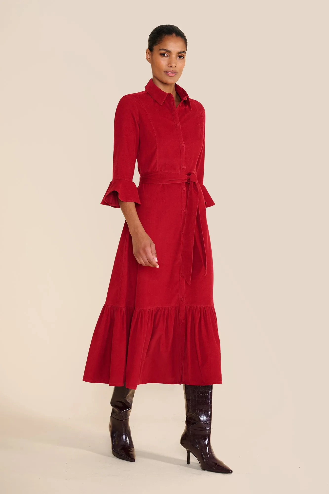 Nalini Red Dress sold by Beulah product image thumbnail 3