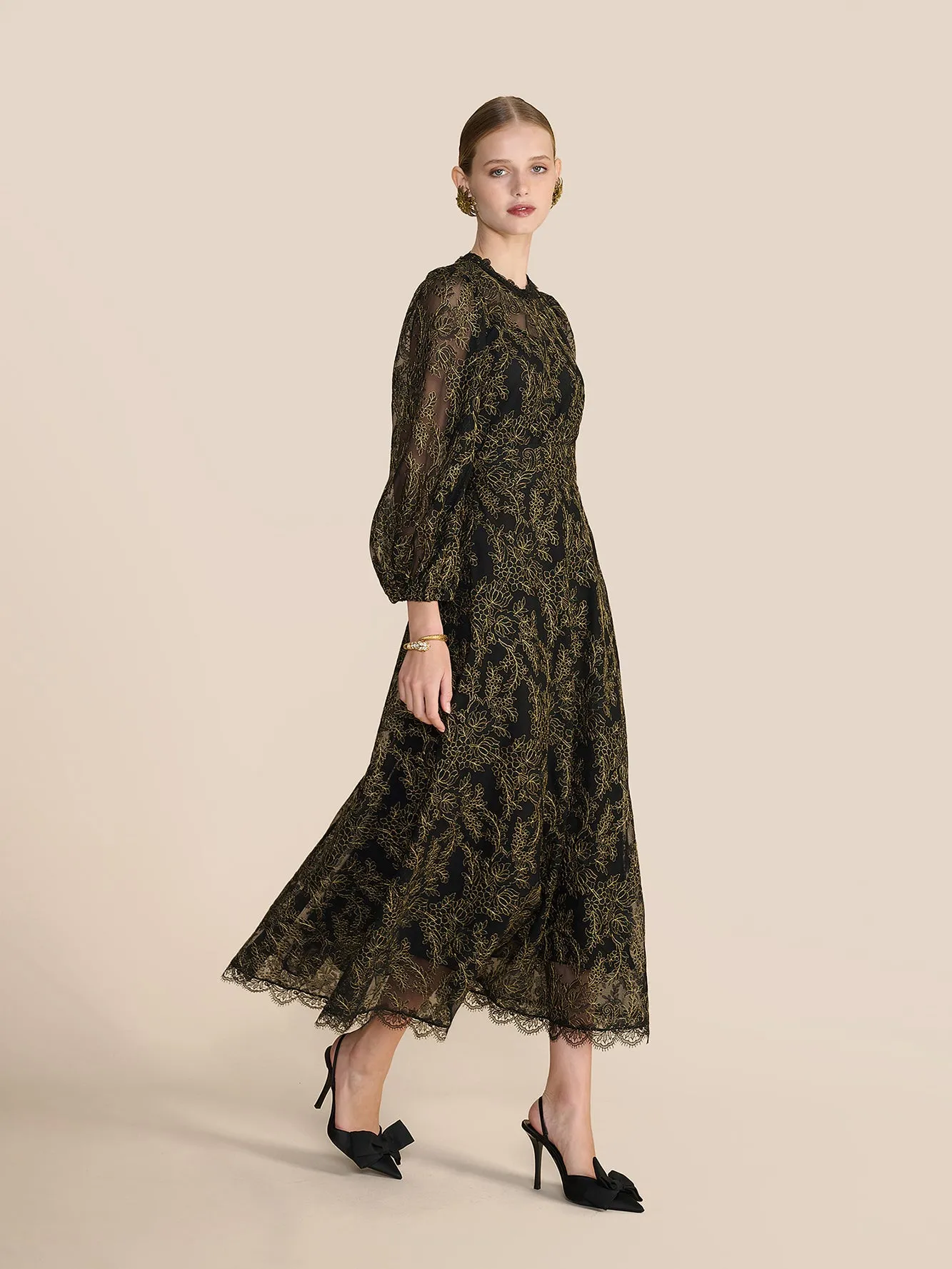 Sonia Lace Dress sold by Beulah product image thumbnail 4