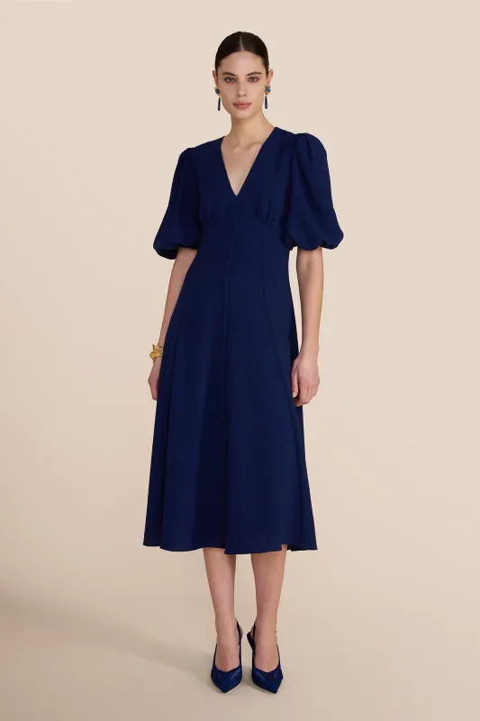 Francine Navy Dress made by Beulah