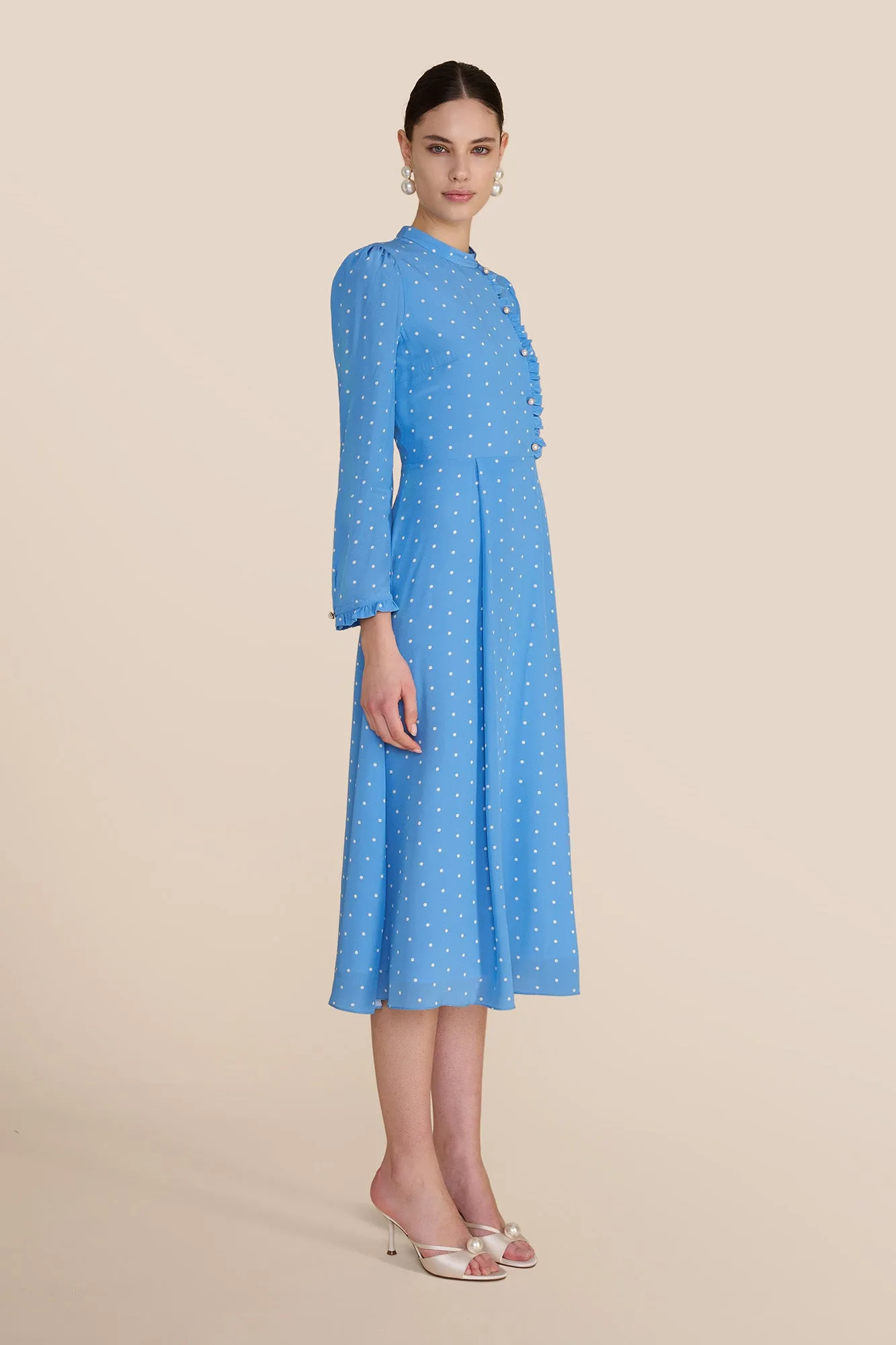 Christina Cornflower Polka Dot Dress sold by Beulah product image thumbnail 2
