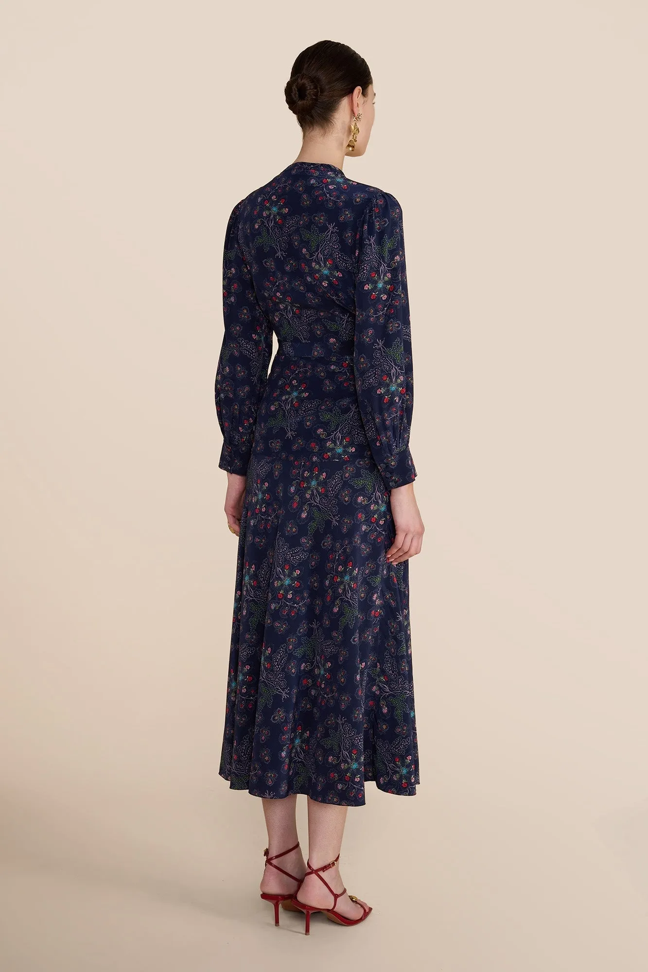 Andrea Navy Heart Blouse sold by Beulah product image thumbnail 5