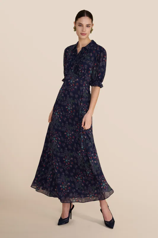 Ramona Navy Heart Dress sold by Beulah