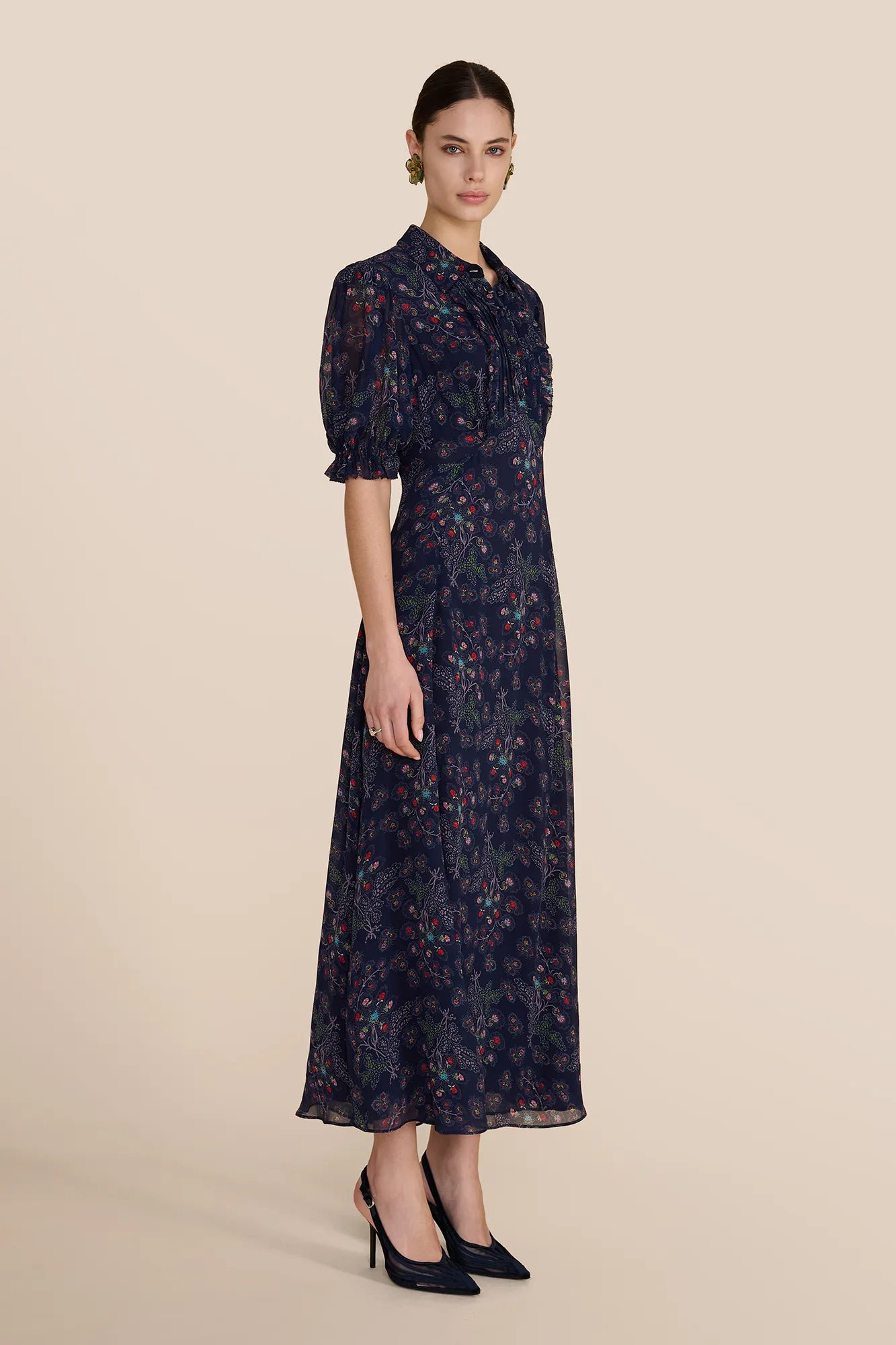 Ramona Navy Heart Dress sold by Beulah product image thumbnail 2