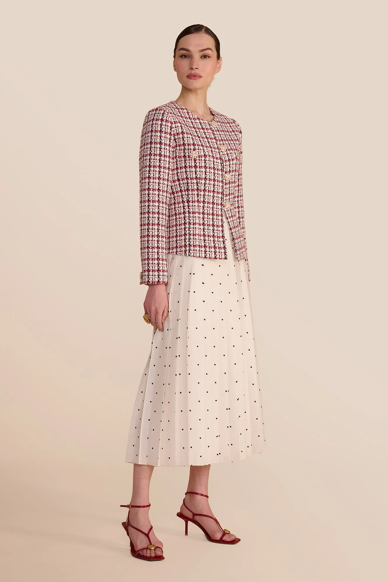 Charlotte Check Jacket sold by Beulah product image thumbnail 3